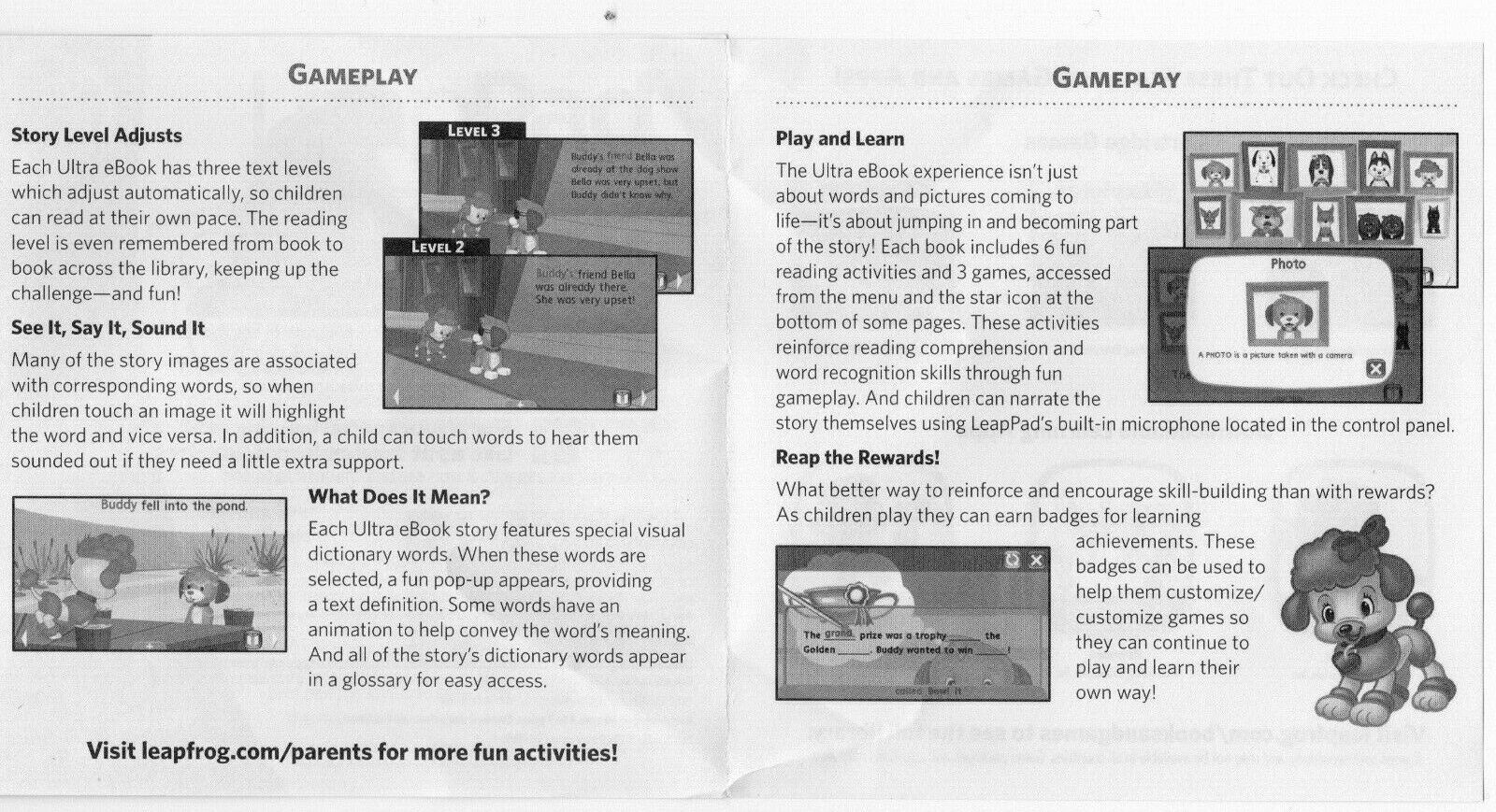 LeapFrog Explorer LeapPad Tablets eBook Learning Reading Games Childs Boy Girl