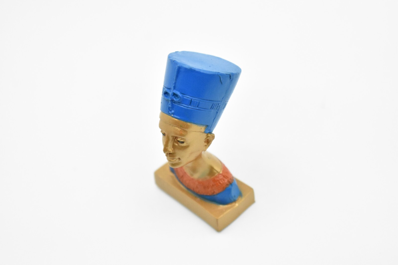 Queen Nefertiti, Ancient Egyptian Statue, Very Nice Plastic Reproduction 2″