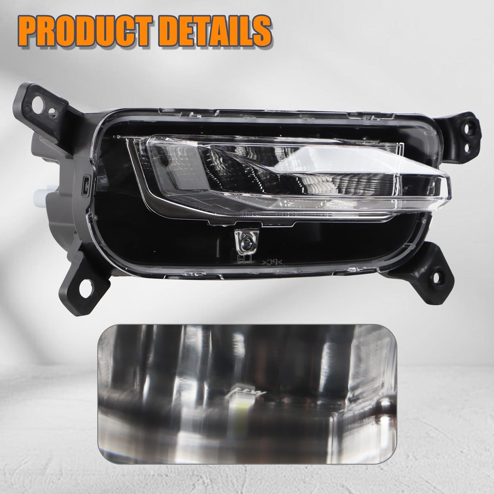 RH Black Clear Trim Single-Projector DRL Headlights Compatible With 2025 Hyun…