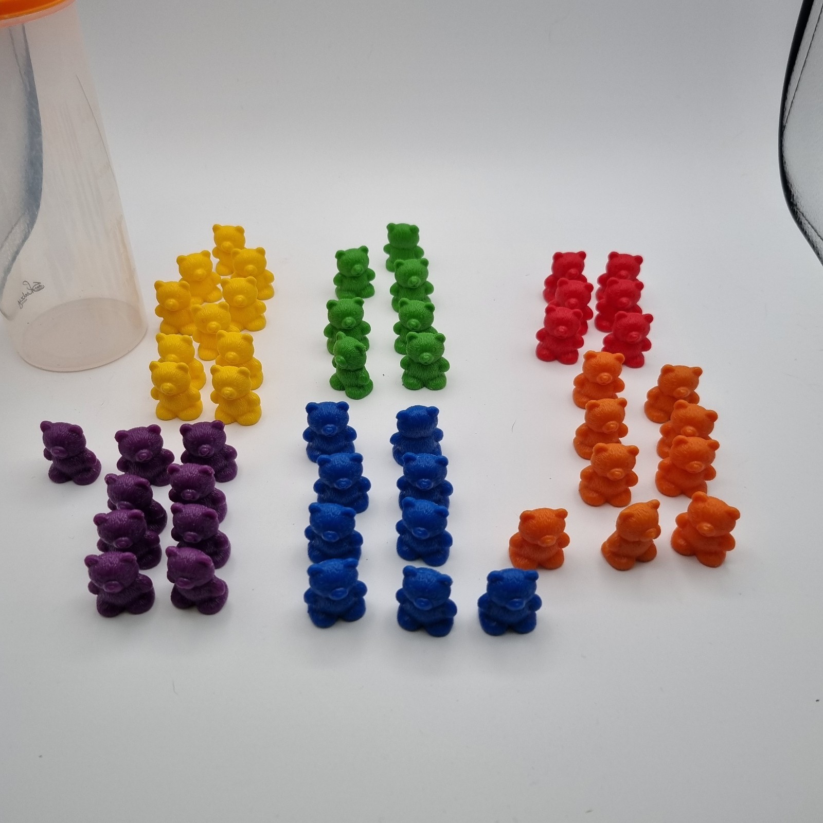 Counting Bears & Turtles Learning Set Colors, Counting Lot Of 110pcs