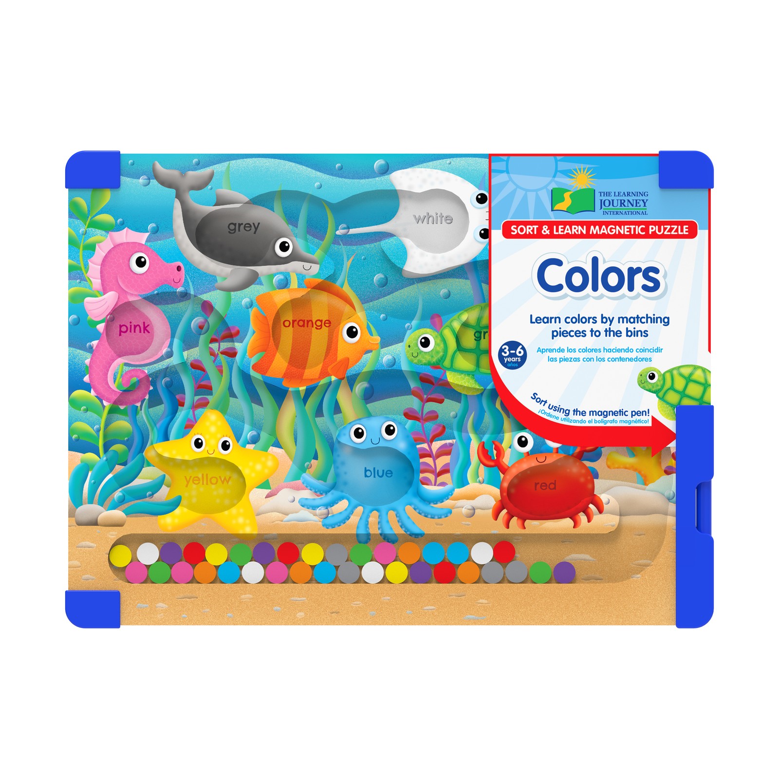 New – The Learning Journey Sort & Learn Magnetic Puzzle – Colors – Ages 3-6