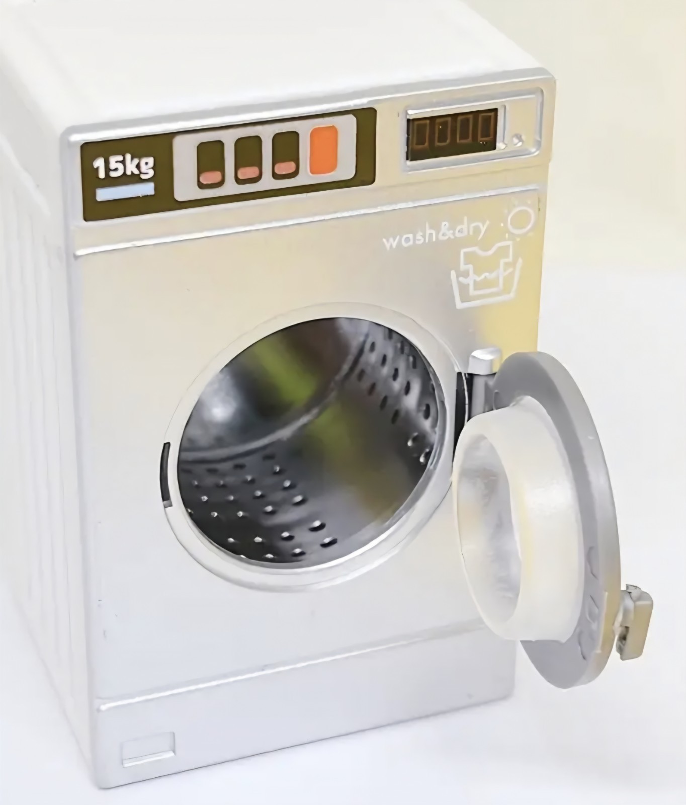 Miniature Front Loading Washing Machine 1:12 Scale Scene Prop Diorama 2.2×1.4″