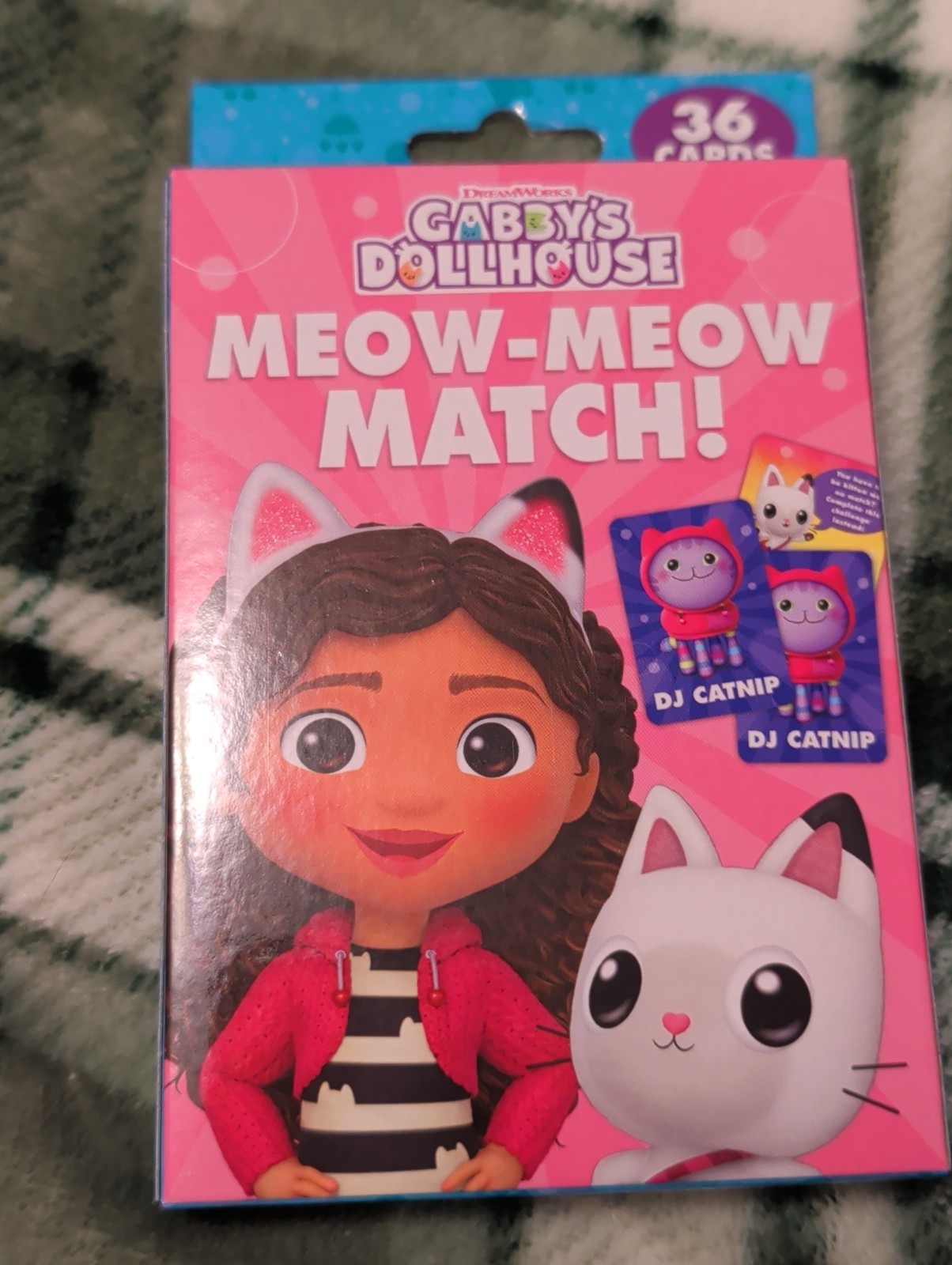Gabby’s Dollhouse Meow-Meow Match Card Game Pack With 36 Cards New In Box