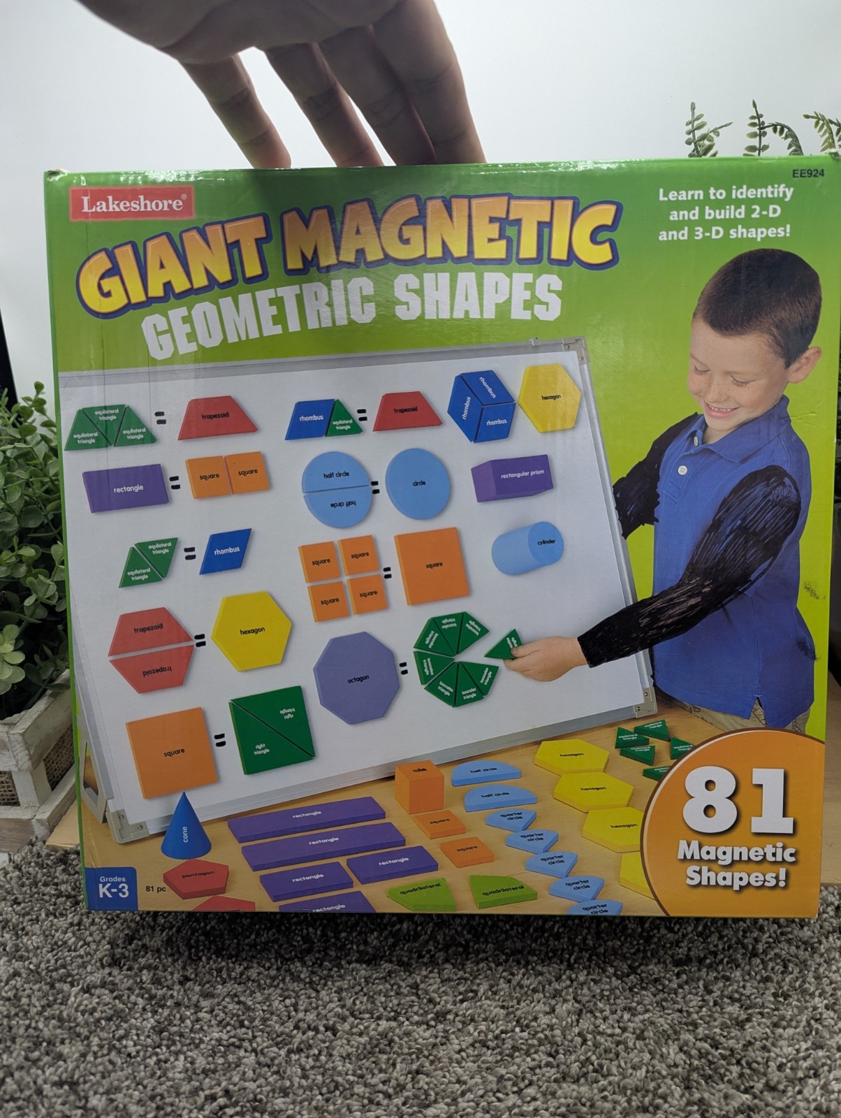 Lakeshore Toys Large Magnetic Learning Fractions Foam Toys