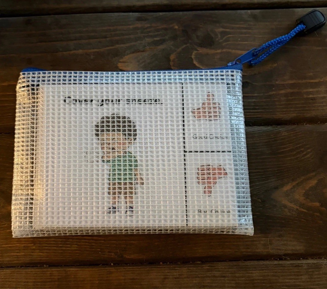 Pouch of 40 Good Choice/Bad Choice Flash Cards Special Education Autism