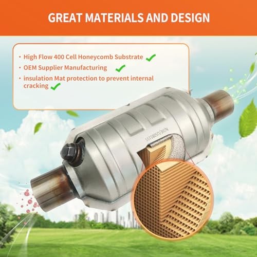 Right& Left Catalytic Converter Compatible with Ford F-150 2011 2012 2013 2014