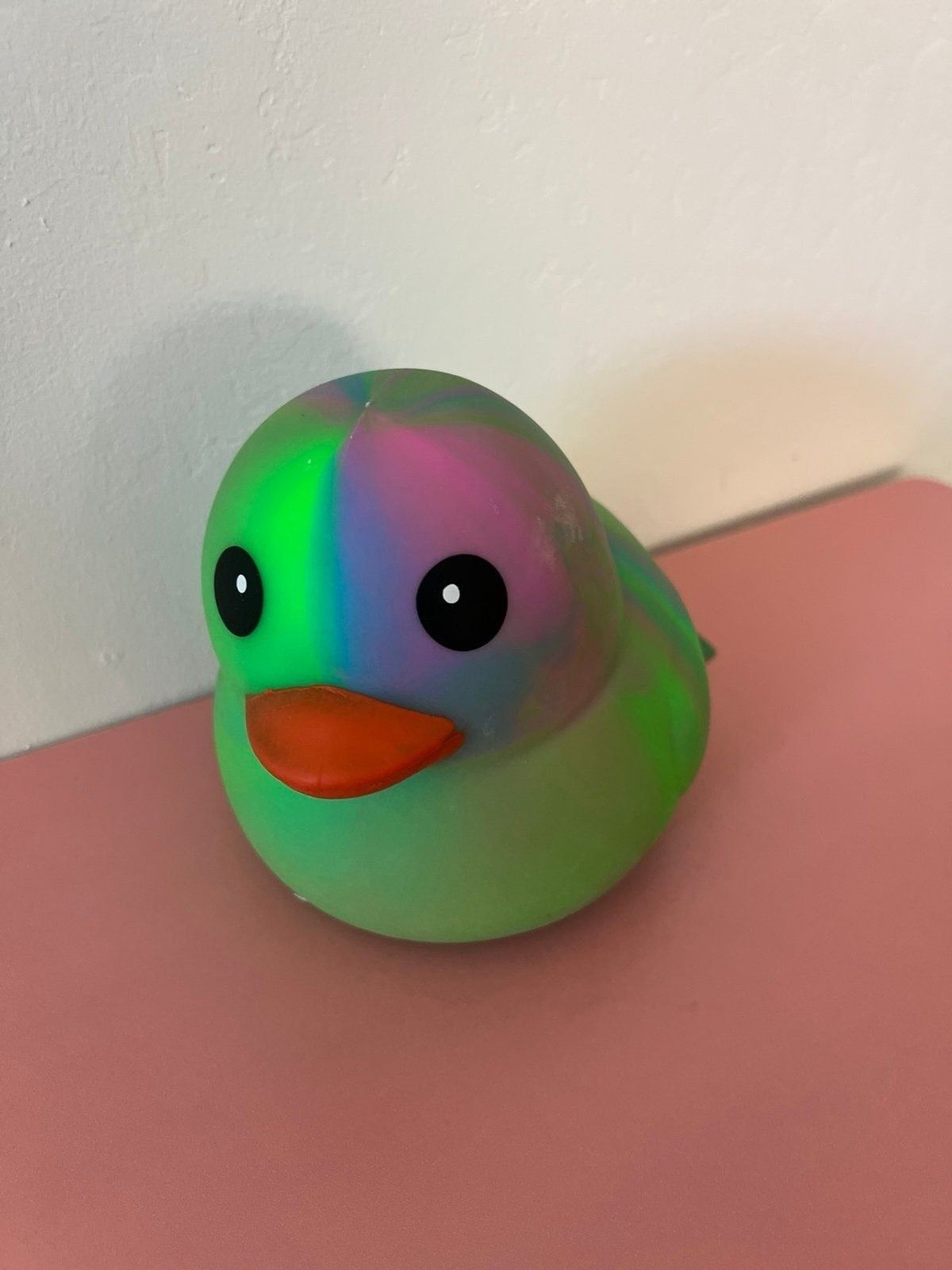 Tye Dye- Green Duck TikTok Viral Sunny Days Squeezy Squishy Easter Toy-random