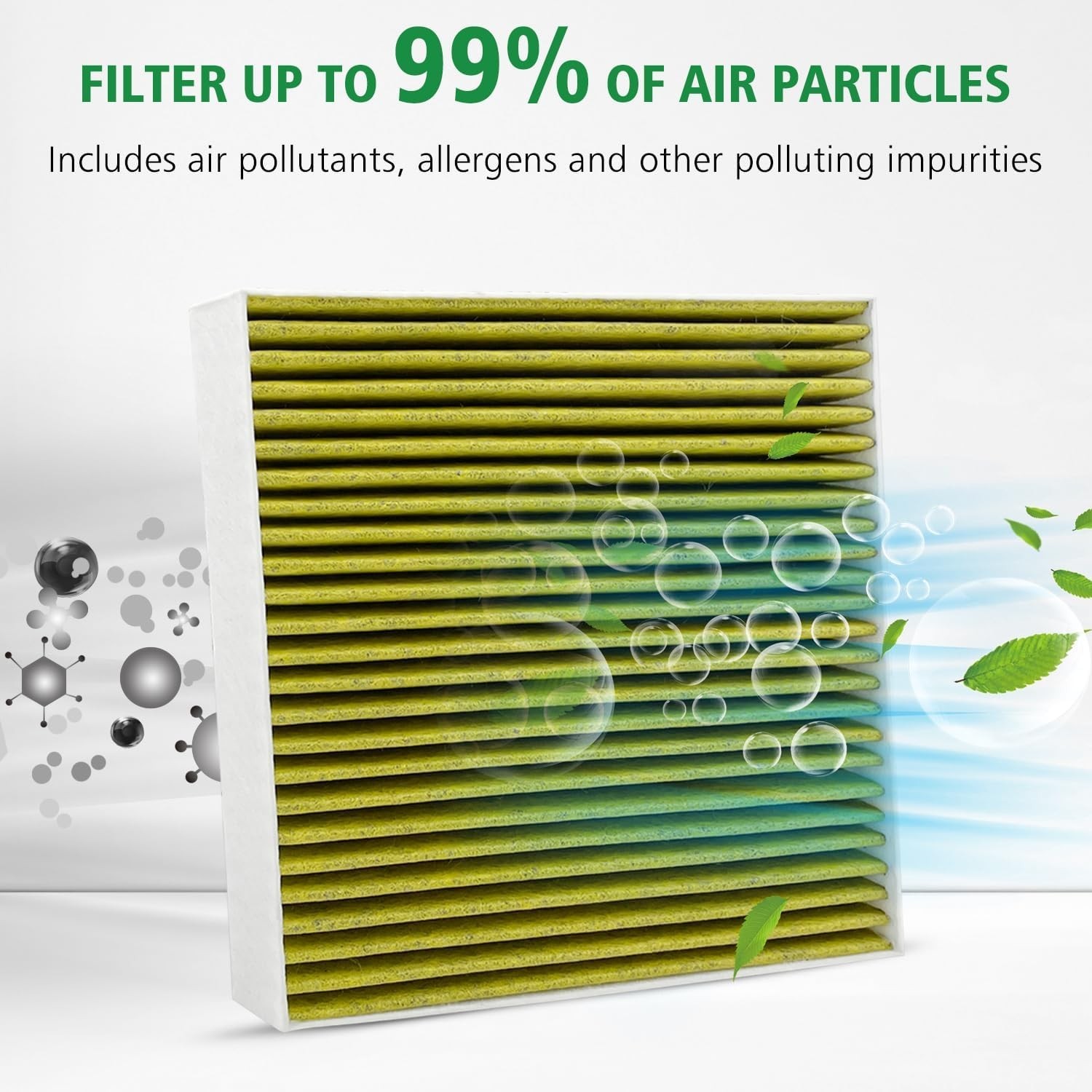 2PCS Cabin Engine Air Filter Kit Fits for CR V CRV CR-V 1.5L 2023-2025, Civic 1.
