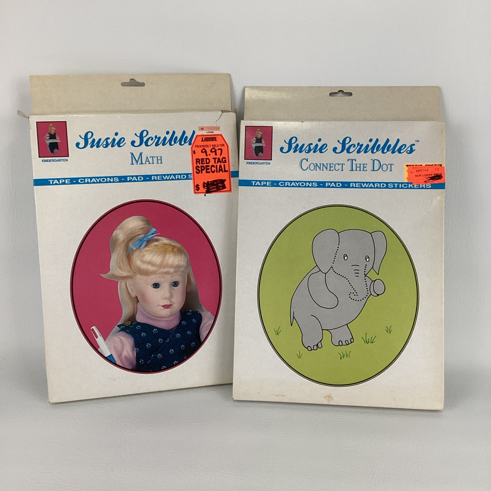 Susie Scribbles Kindergarten Home Learning Cassette Tape Connect Dot Math