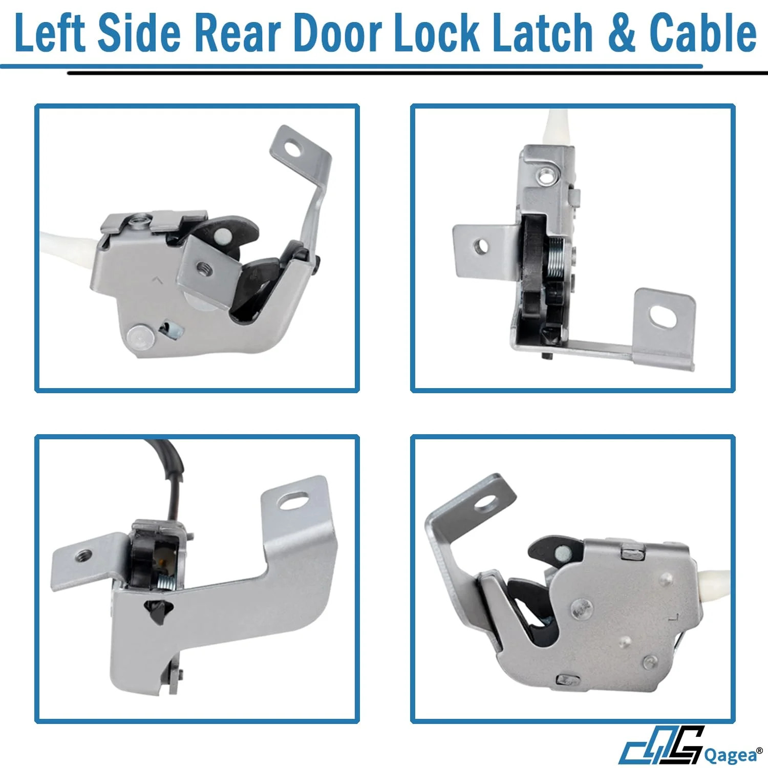 Rear Door Lock Latch & Cable – Left Driver Side – Replacement for 1999-2007 Ford