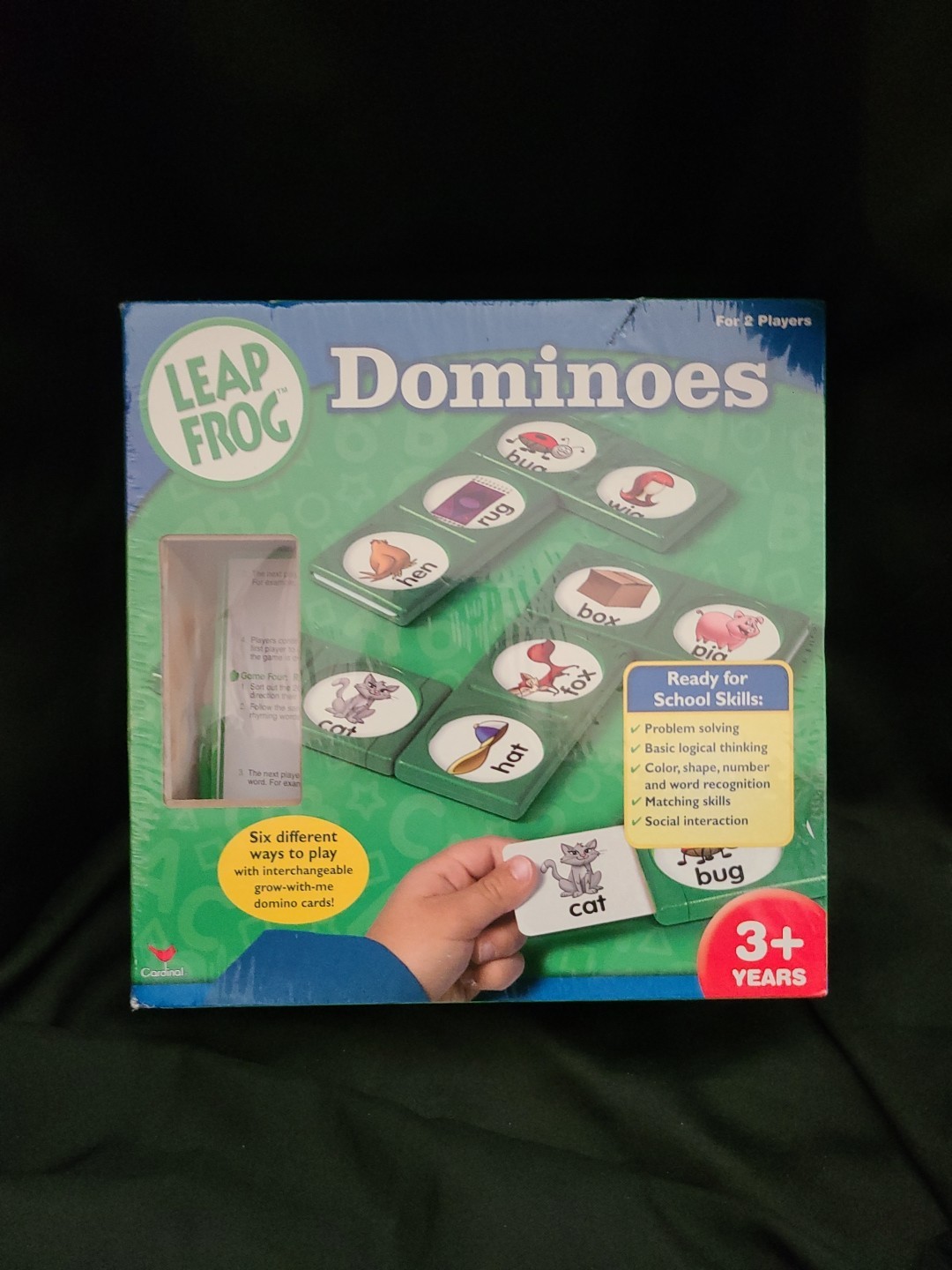 Leap Frog Dominoes Educational Game Cardinal colors shapes Learning Homeschool