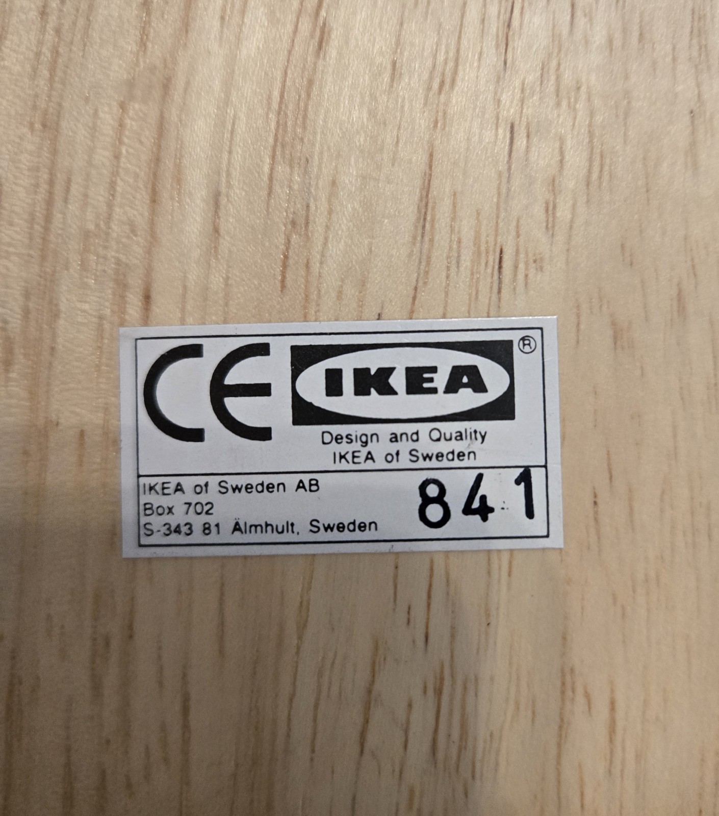 Vintage IKEA Multicoloured Educational Tool Kids 12” Wooden Decorative Clock