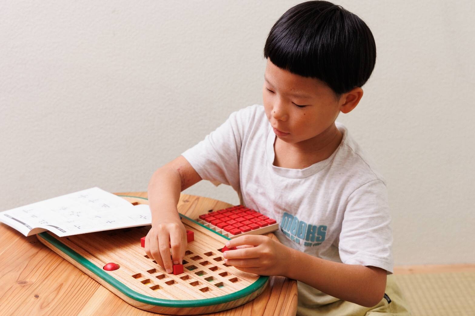 Eye＆Brain Training Board Japanese Handmade Wood Toy Binocular vision Stretch