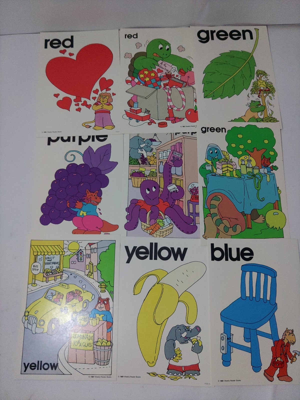 Vintage Sweet Pickles Preschool Program Learning Case Activity Bus With Cards