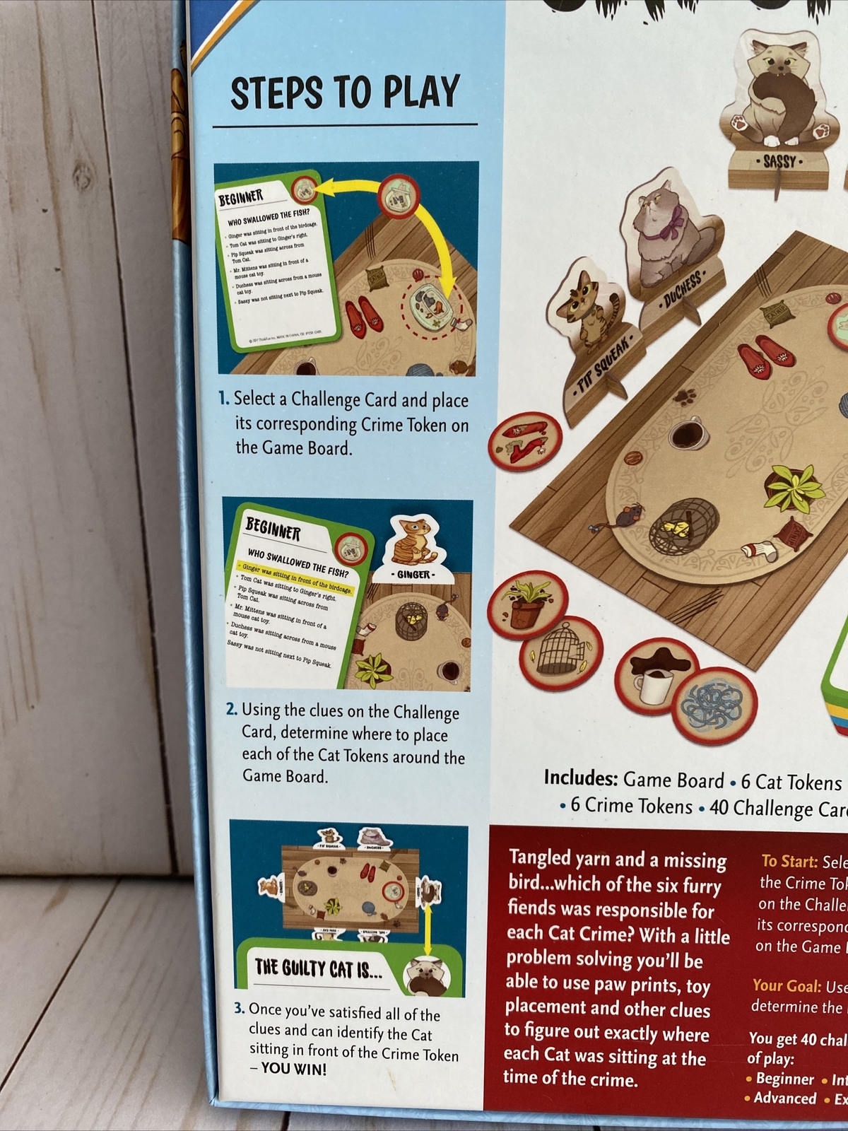 Thinkfun Cat Crimes Logic Game Problem Solving Learning Educational Skill Build