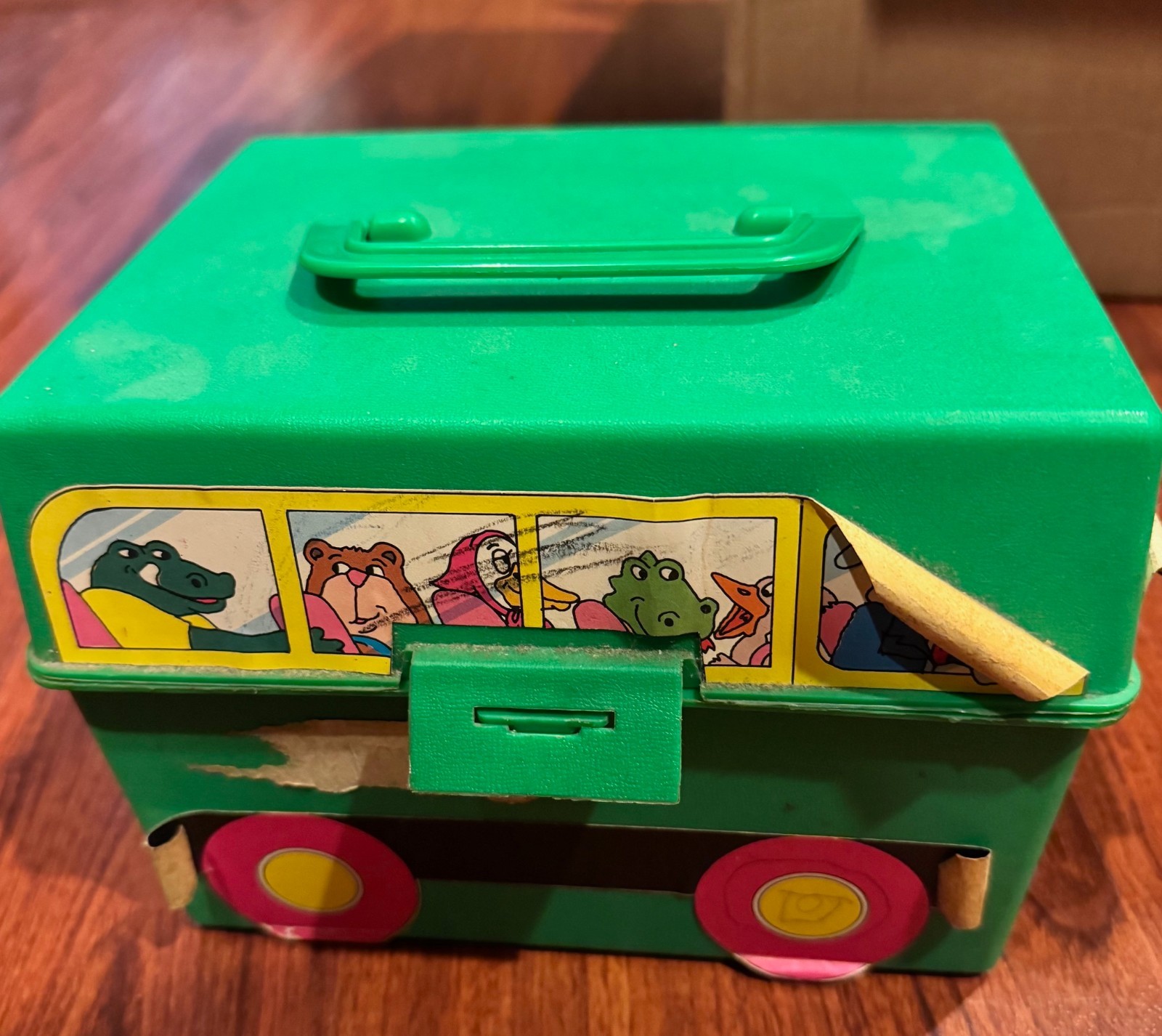 Vintage Sweet Pickles Preschool Learning Program Case Activity Bus w Cards