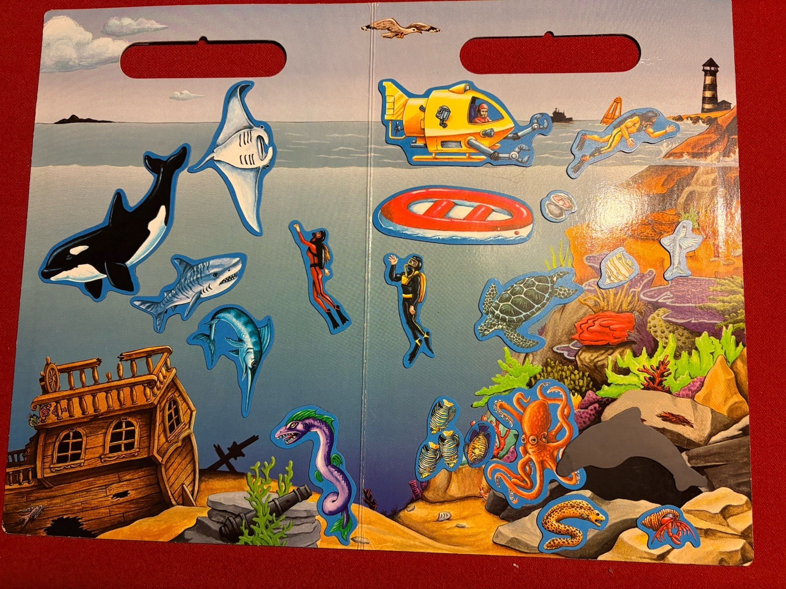 3 Smethport Magnetic Play Sets Lot: Ocean Adventure, Enchanted Sea, Pirate 3-4Y