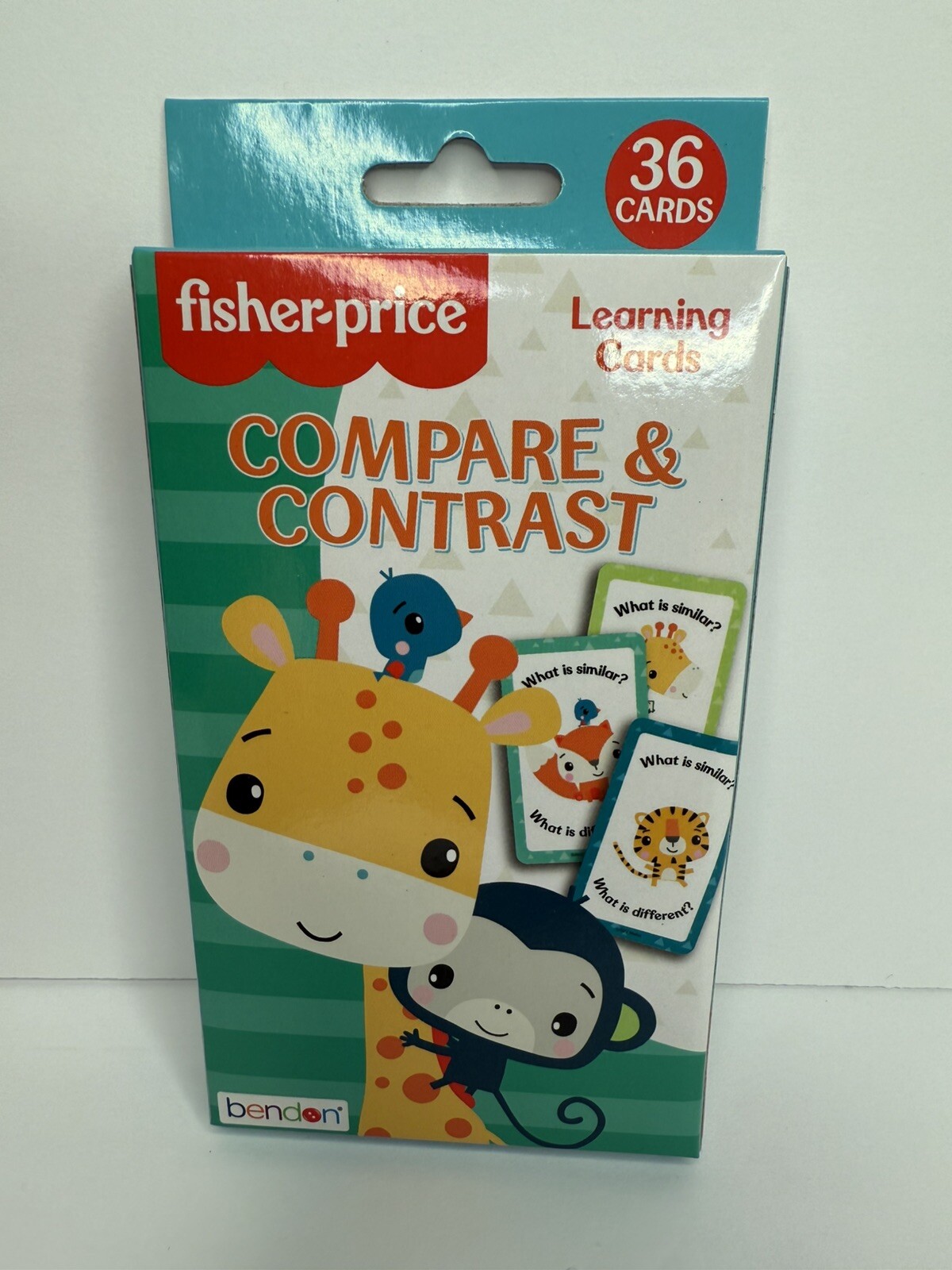 Fisher Price Bendon Compare & Contrast Learning Cards 36 Cards Brand New