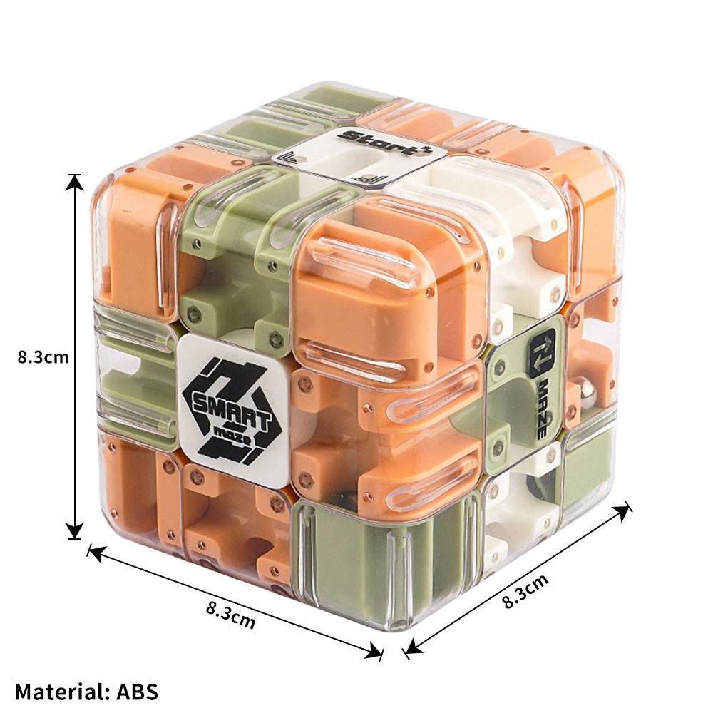 Puzzle Maze Cube,Large Labyrinth 3D Puzzle Maze Cube,Engaging Brain Teaser Toy