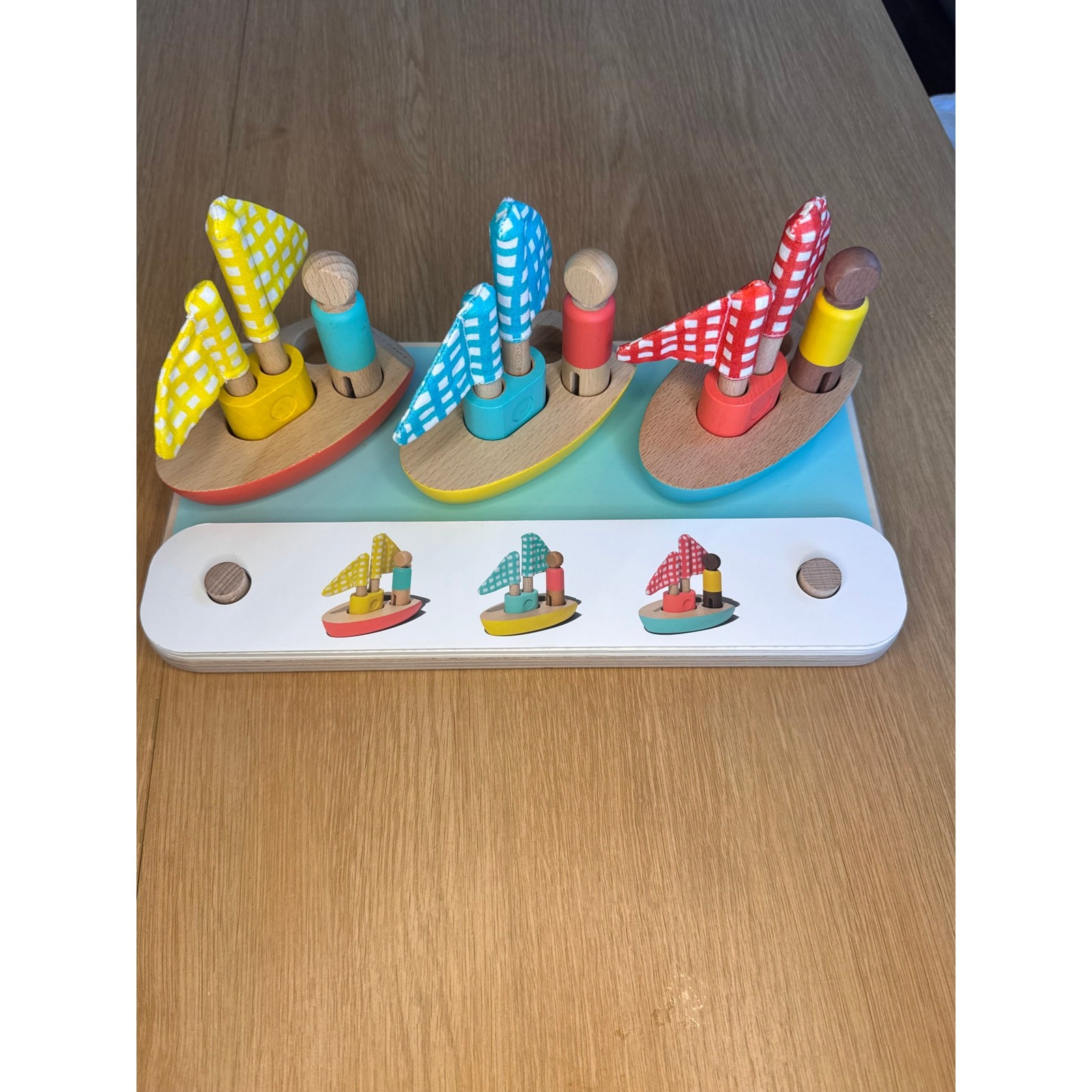 Lovevery Pattern Match Boats & Cards Set Analyst Play Kit COMPLETE 46-48M STEM