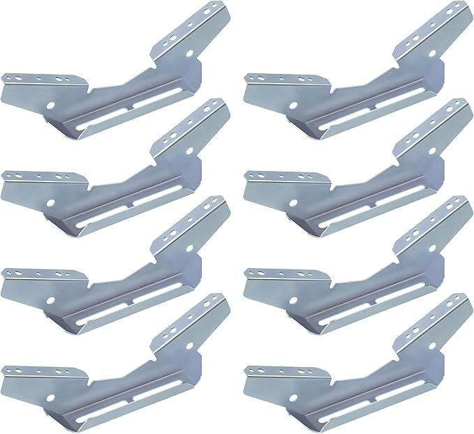 JY PERFORMANCE Pontoon Wing Brackets Bunk Bolster Boat Pontoon Trailer V Wing