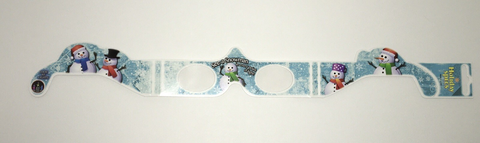 Holiday Specs Magically See Snowman In Every Light New Unique Amazing Fun F1