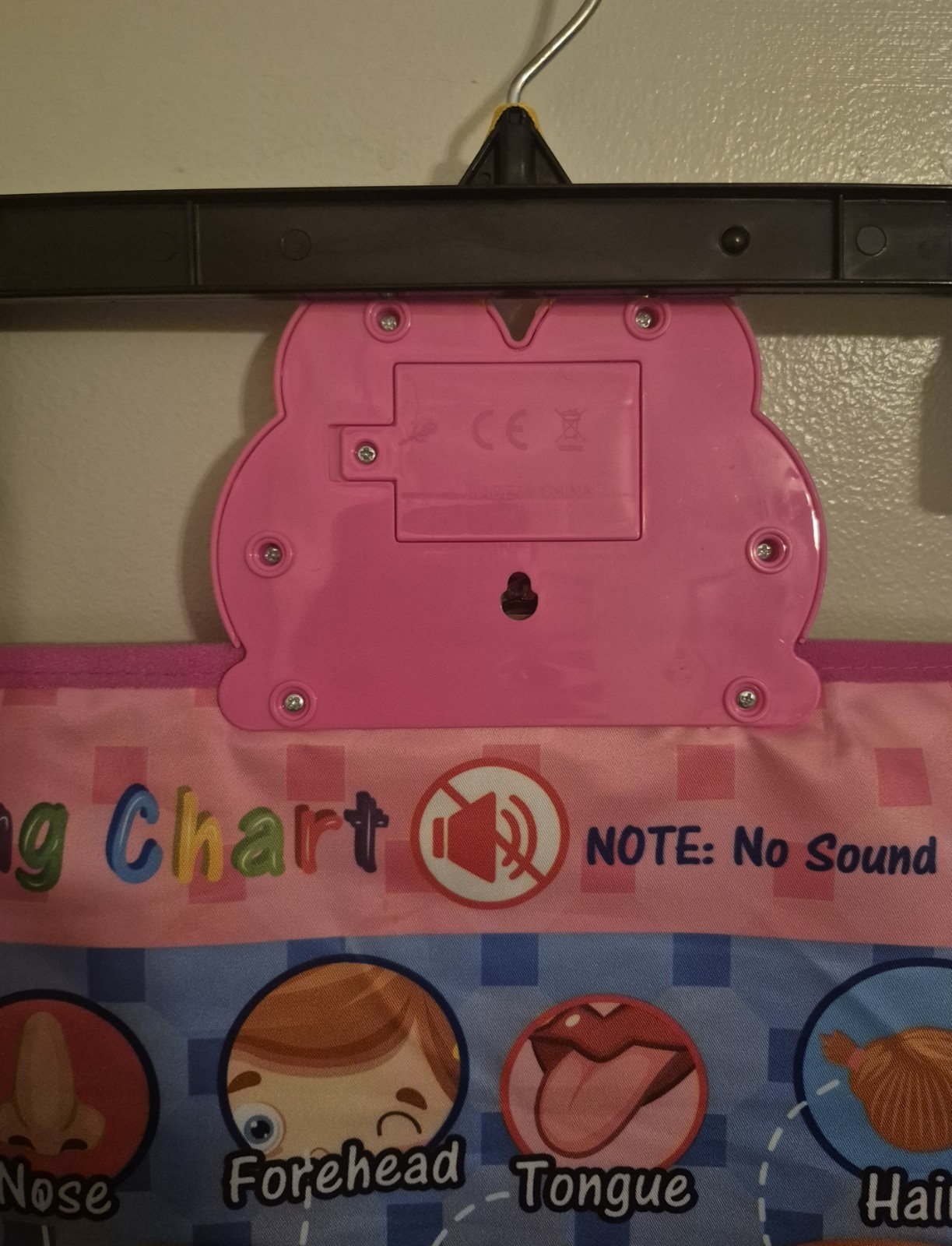 Electronic Interactive Double-Sided Alphabet Wall Chart, Talking ABC & 123