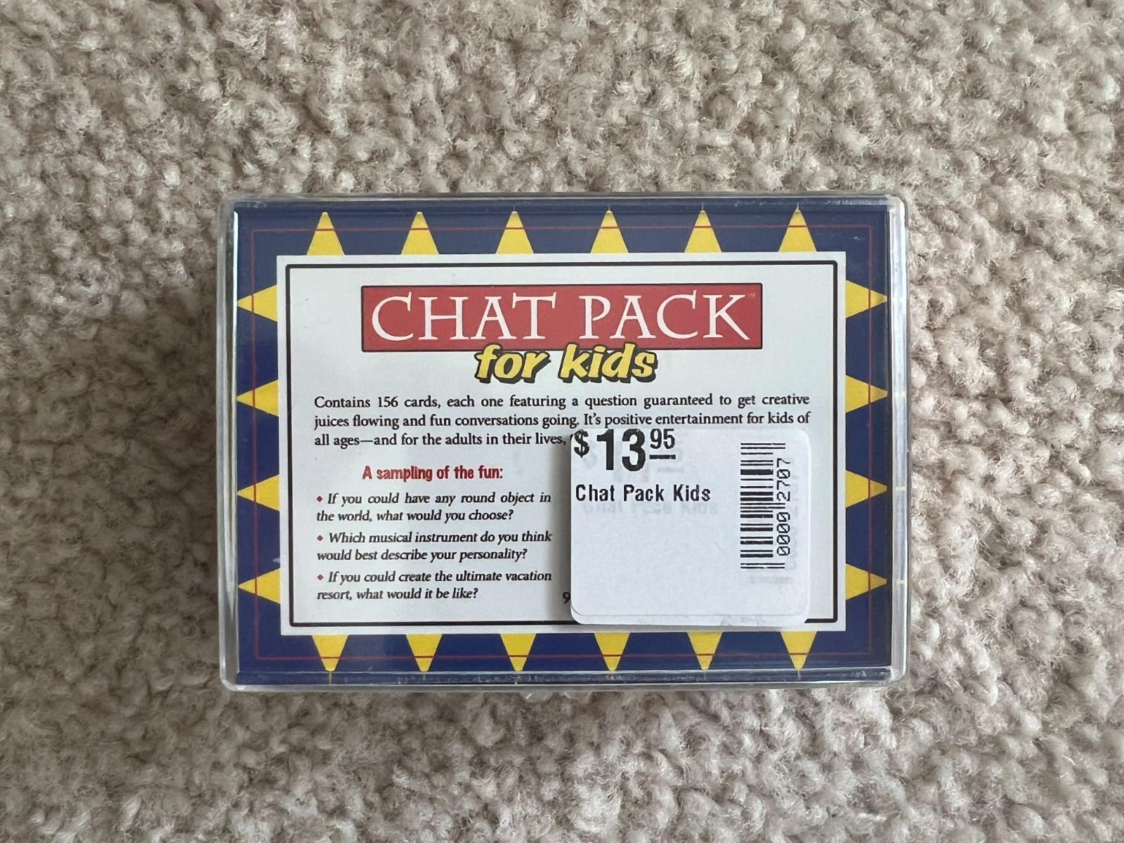 Chat Pack for Kids – 156 Creative Conversation Cards – Icebreakers & Discussion