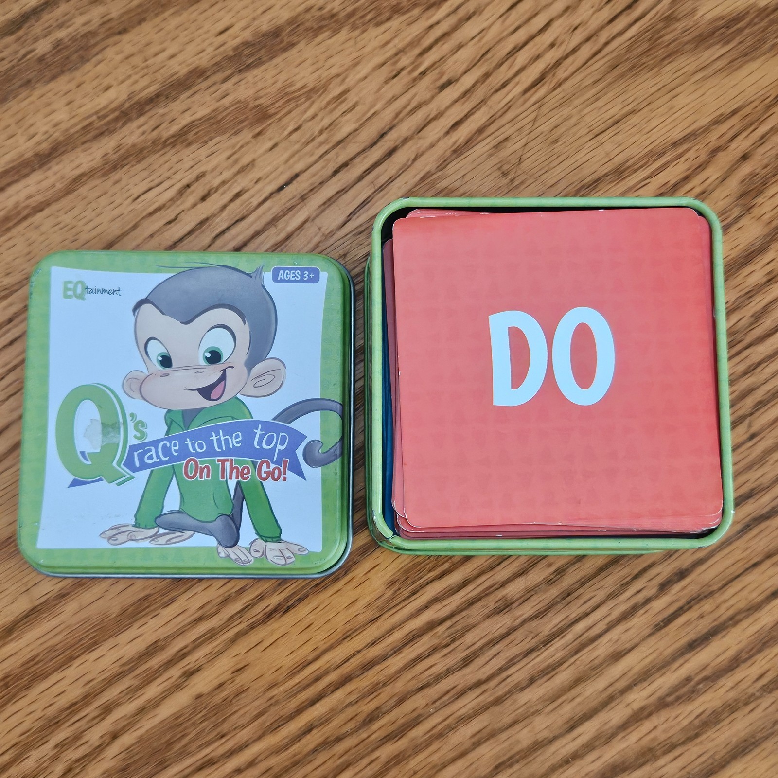 Q’s Race to the Top On-the-Go Pack in Tin Complete with 100 Questions/Activities