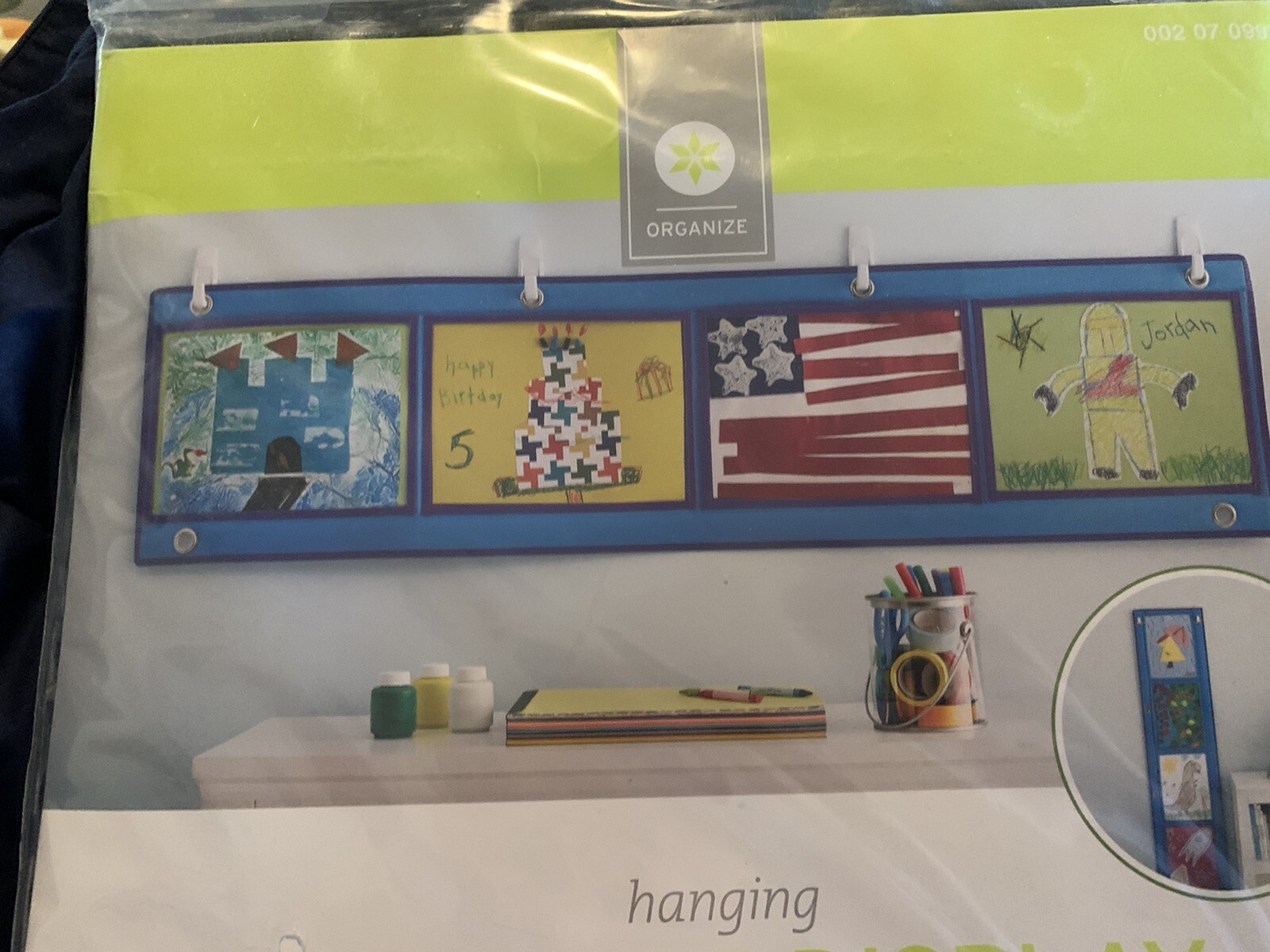 NEW Organize Hanging WALL ART DISPLAY HORIZONTALLY OR VERTICALLY 13″ x 50″