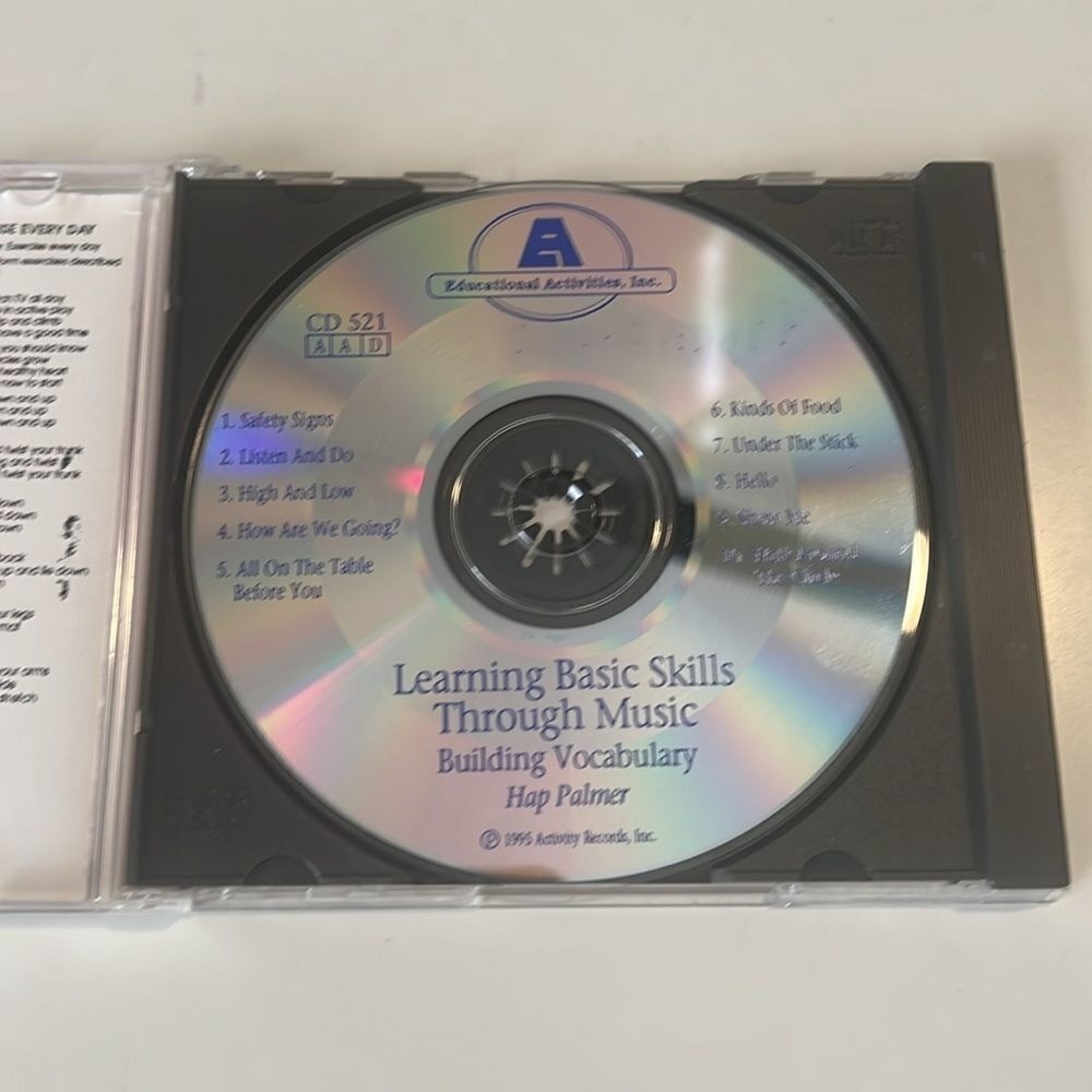 Hap Palmer Learning Basic Skills Through Educational Music CD