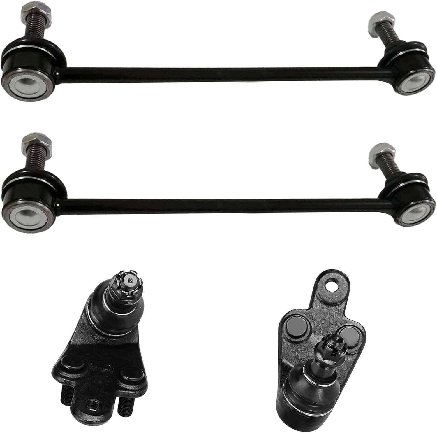 4pc Front Sway Bar End Links and Lower Ball Joint Kit K500043 K500044 K750123