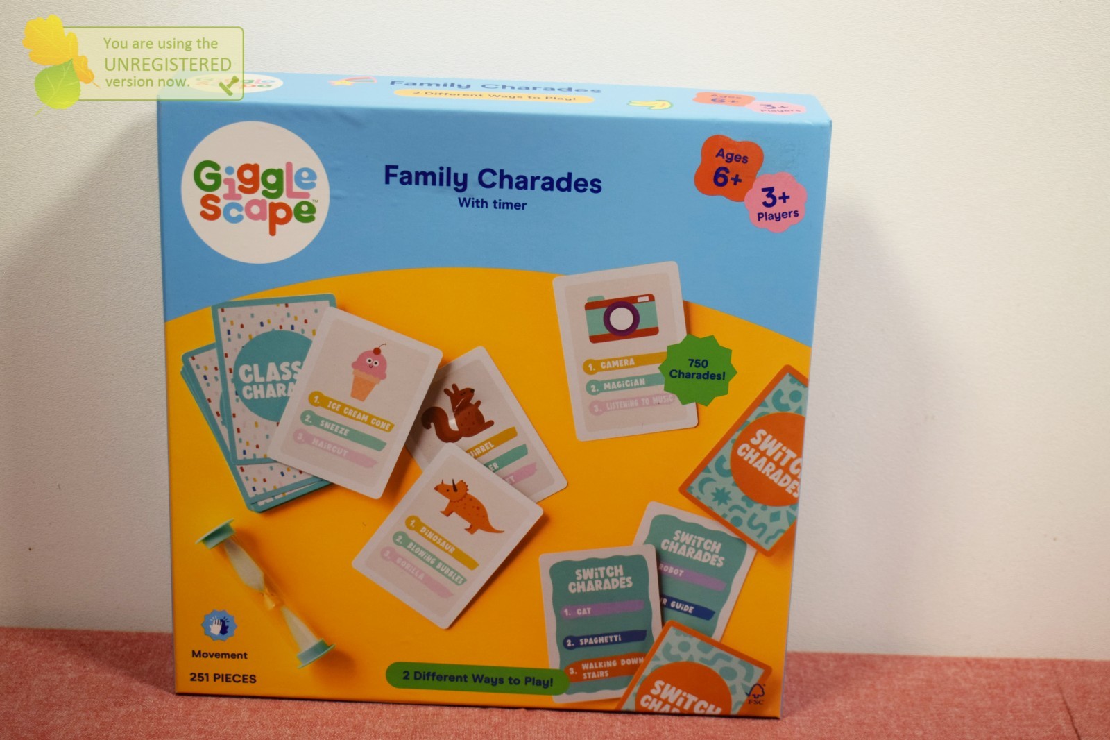 Gigglescape Family Charades Game #