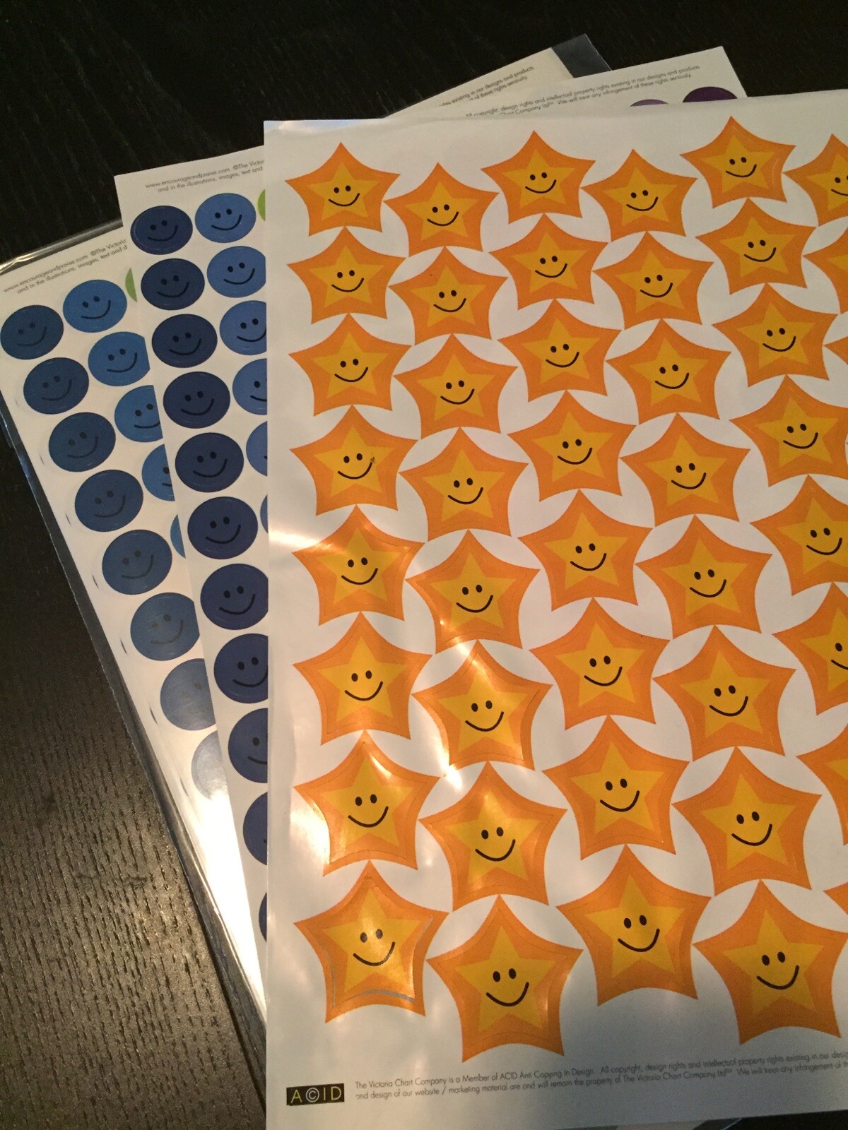 Reusable Reward Stickers, 356 stickers – Stars And Smiley Faces
