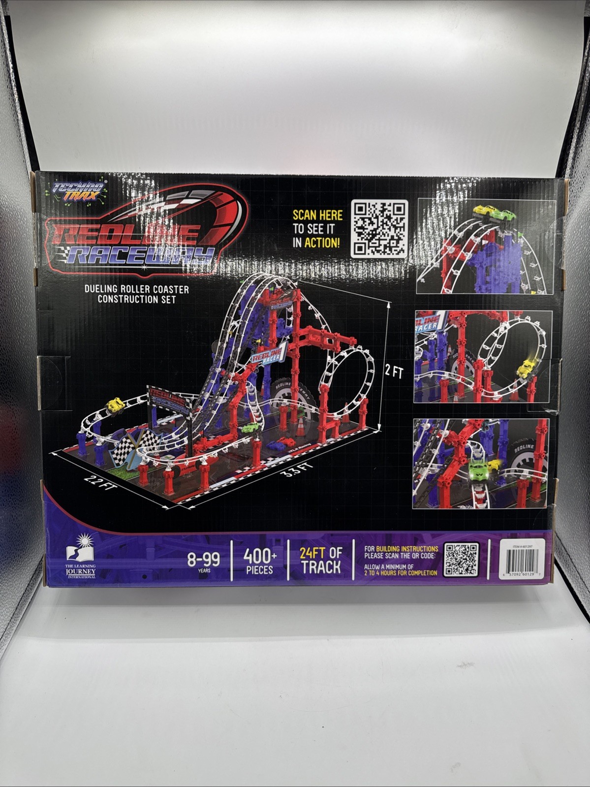New – The Learning Journey Techno Trax – Redline Raceway: 400+ Pcs – Ages 8+