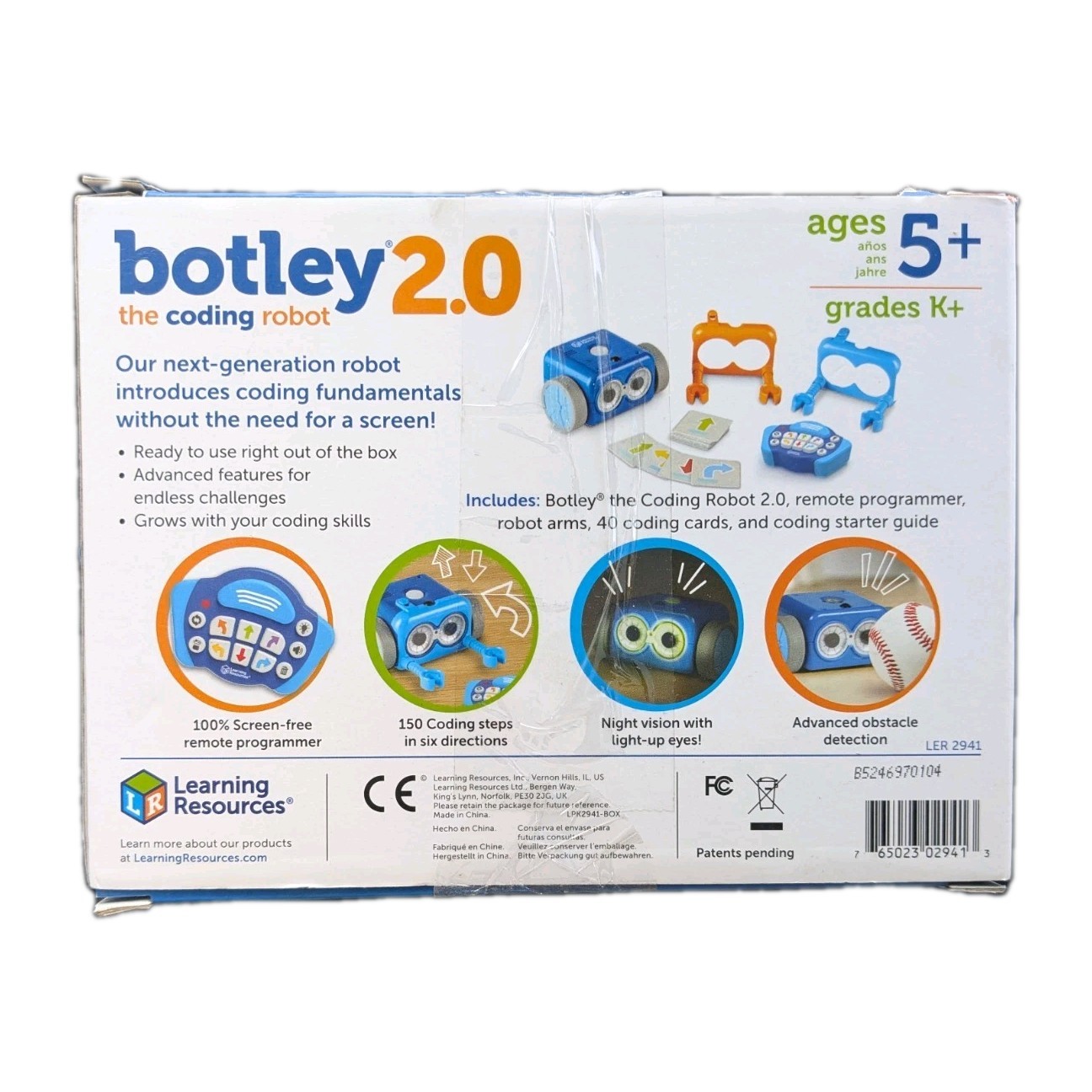 Learning Resources Botley 2.0 Coding Robot Children’s STEM Basic Coding Toy EUC