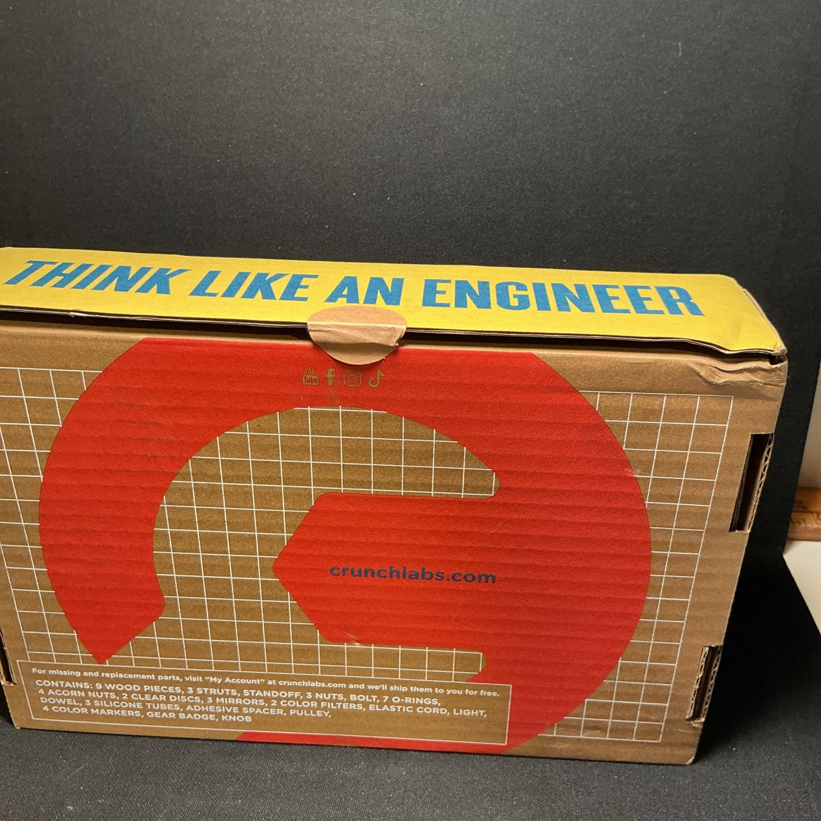 Crunch Labs By Mark Rober S.T.E.M. Build Box Kaleidoscope Think Like Engineer