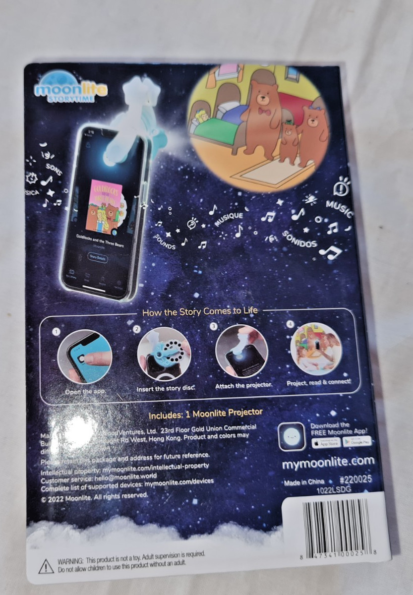 Moonlite StoryTime Projector – Featuring The 3 Bears