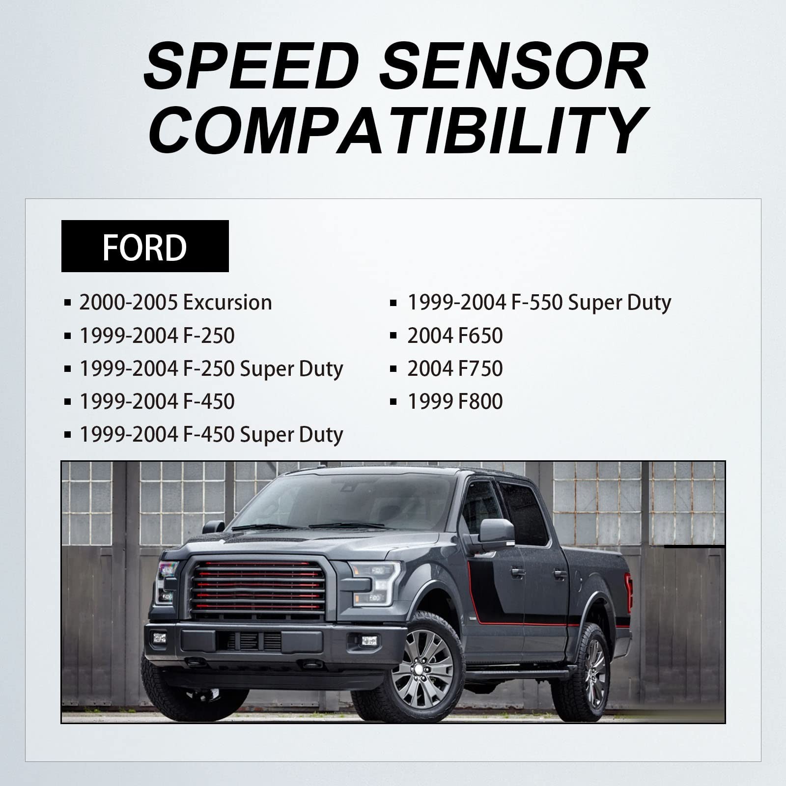 SPEEDWOW 2Pcs ABS Wheel Speed Sensor Front Left Right for Ford Excursion (200…
