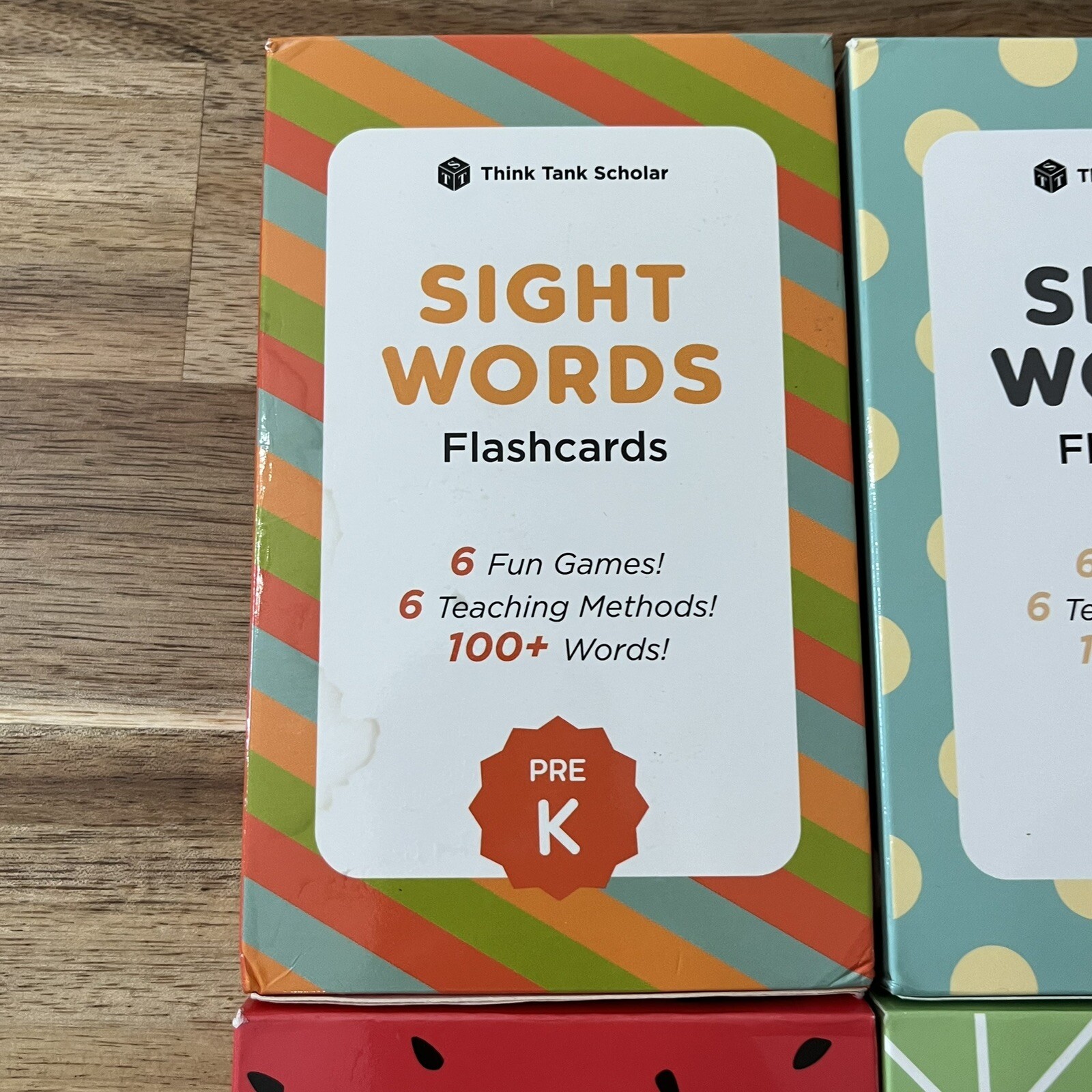 Think Tank Scholar 520 Sight Words Flashcards Set Pre-K to 3rd Grade