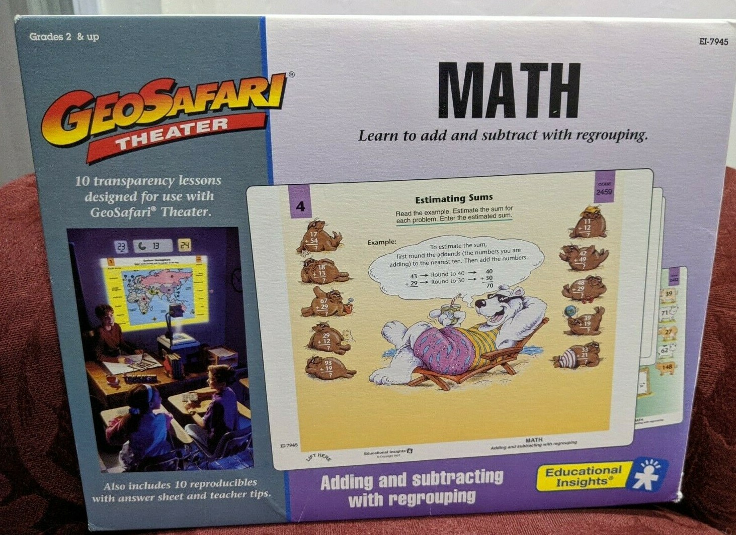 Geosafari Theater Educational Cards Homeschool Teaching Transparency Lessons