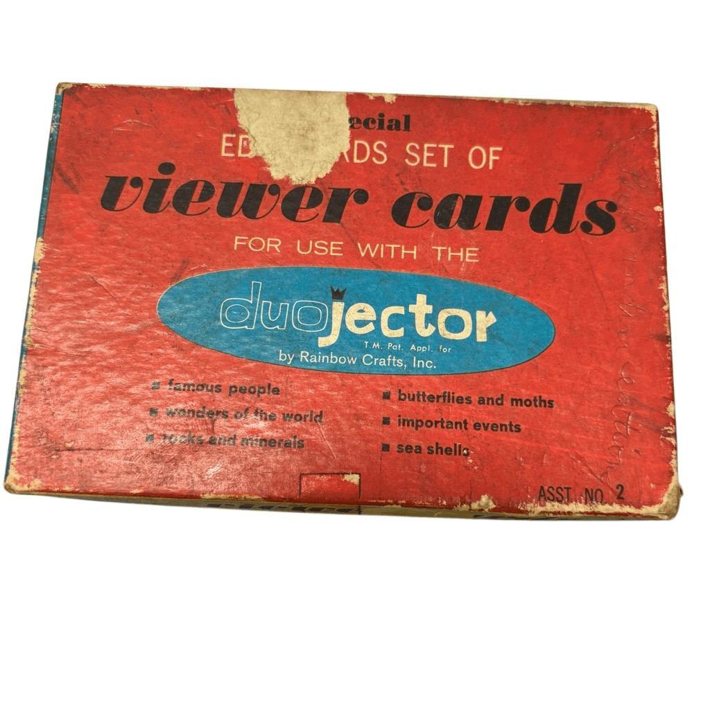 2 Duojector Ed-U-Cards Sets Of Viewer Cards *Read*