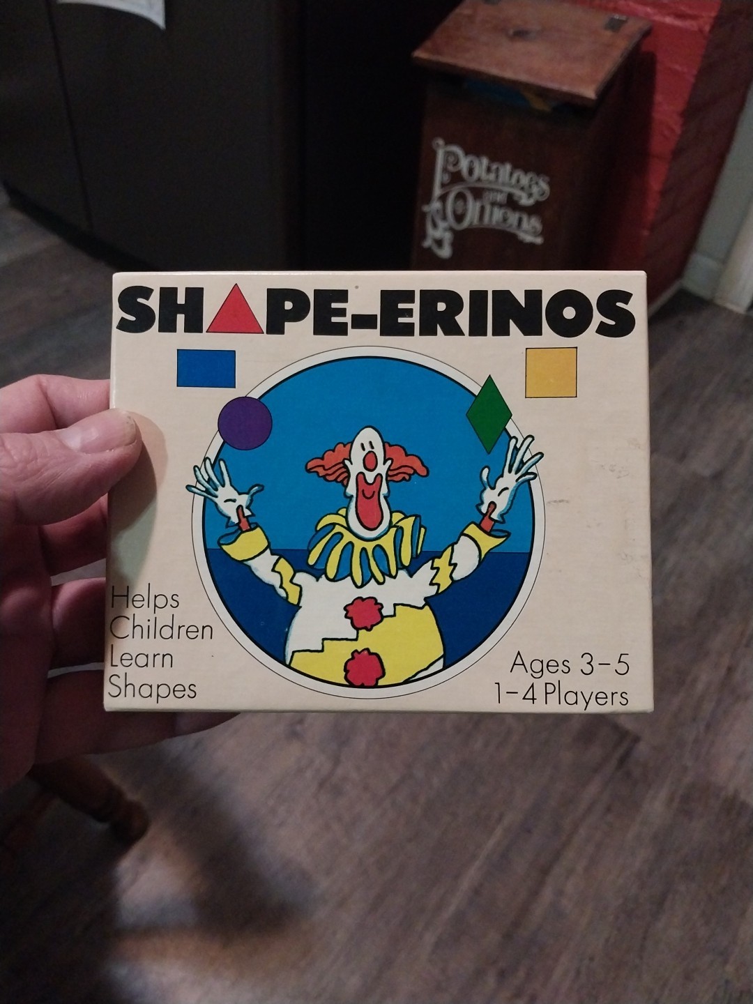 Vintage Shape-Erinos by Teaching Concepts 1977 Learning Game Ages 3 – 5 Nice!