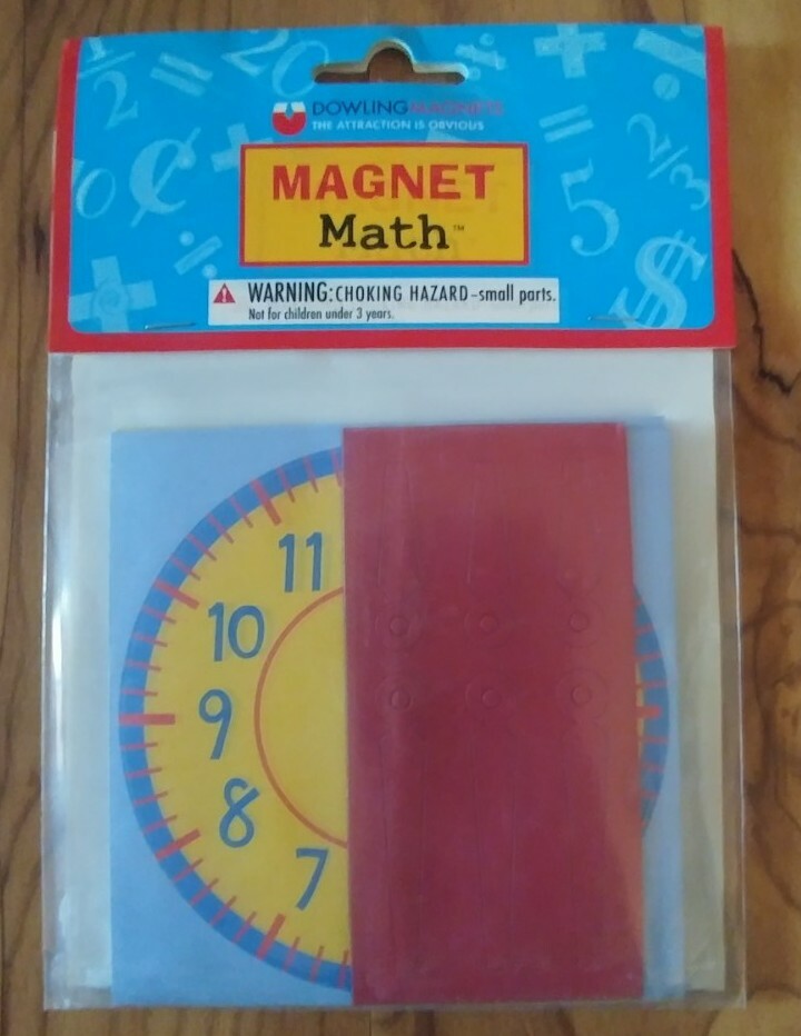 Dowling Magnets Magnet Math Clock educational magnetic demonstration