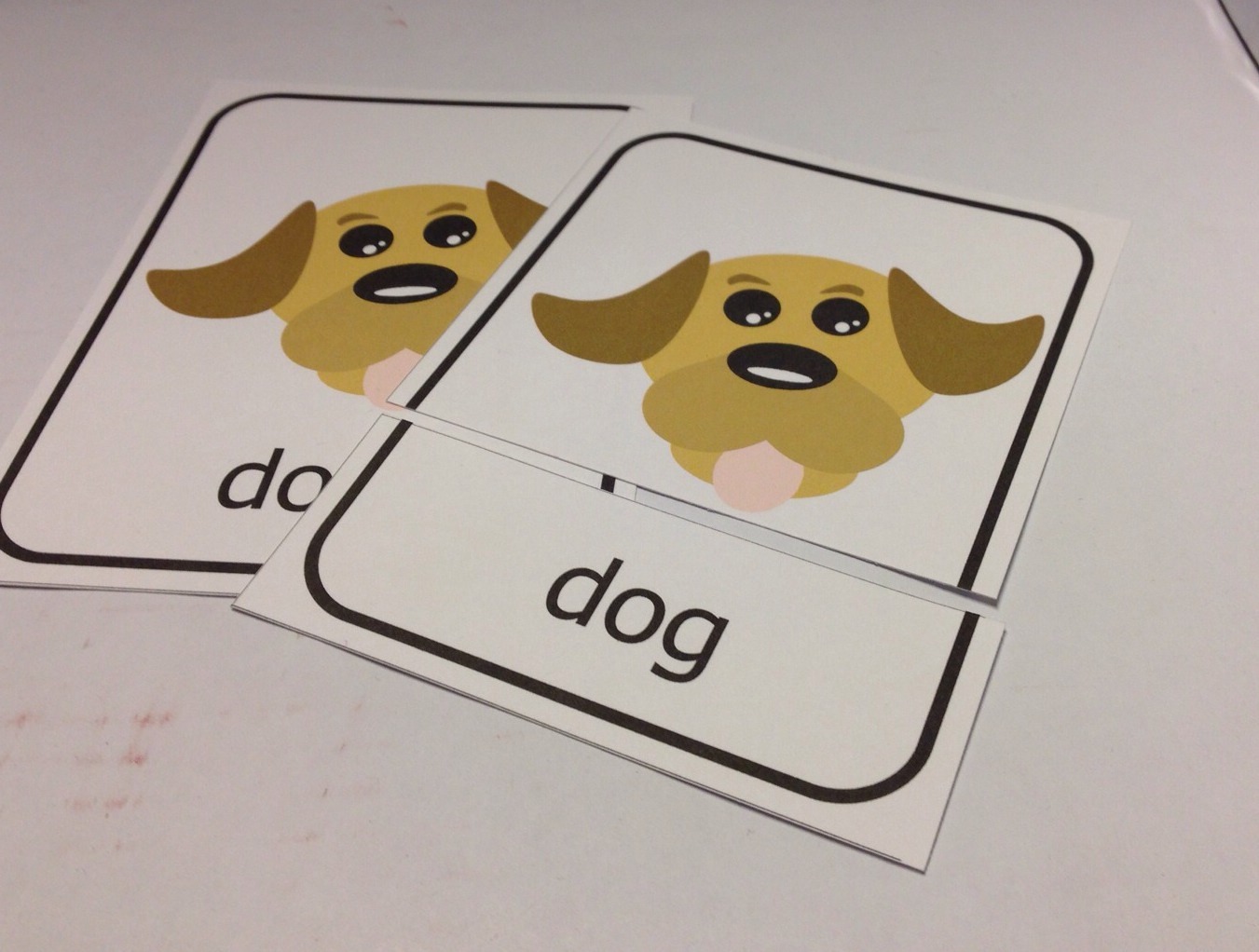 Three Part Cards – Cvc Words CVC WORDS AND PICTURES CARDS Teaching supplies