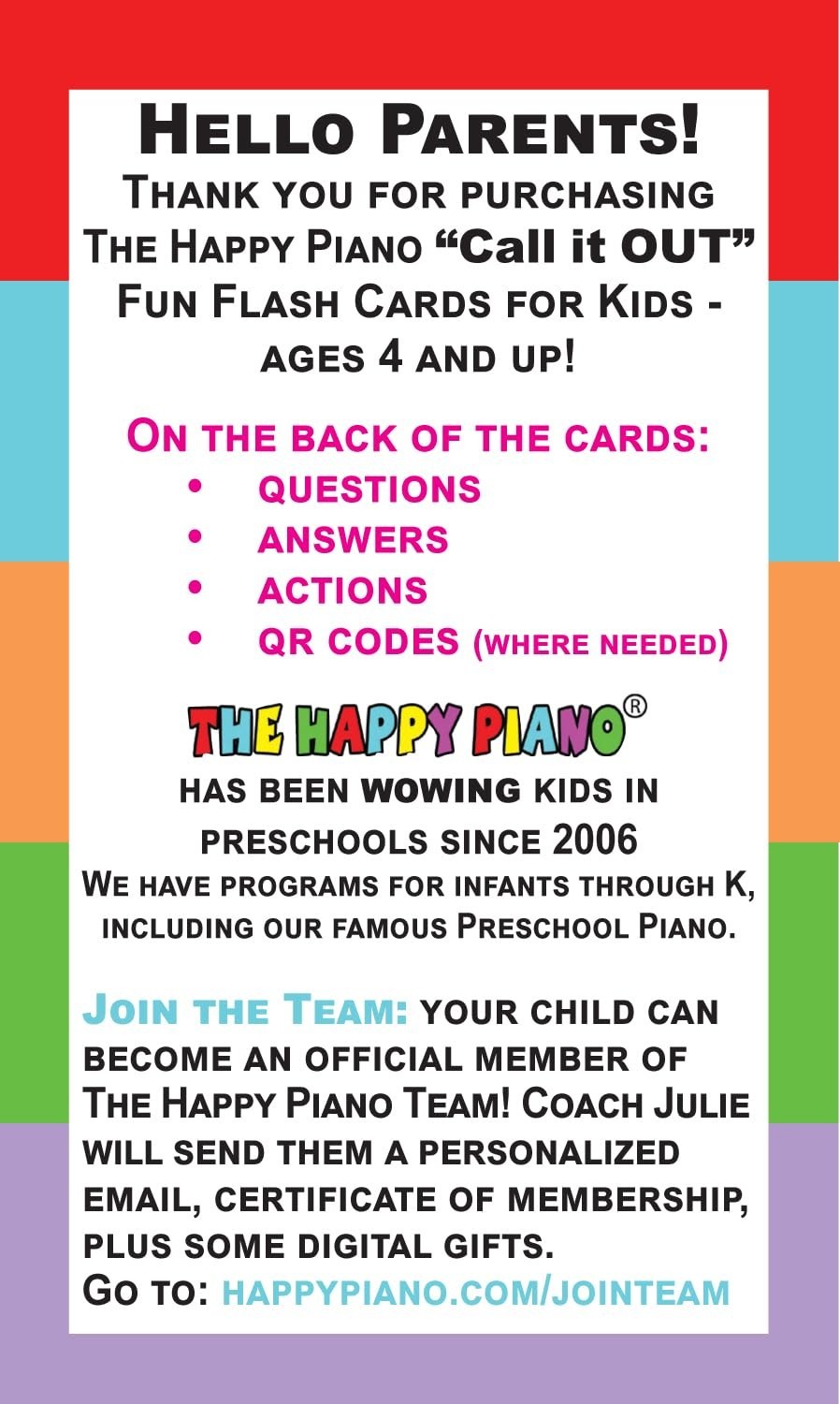 Interactive Music Theory Flash Cards for Kids 4+ | 50 Fun Learning Cards, QR Cod