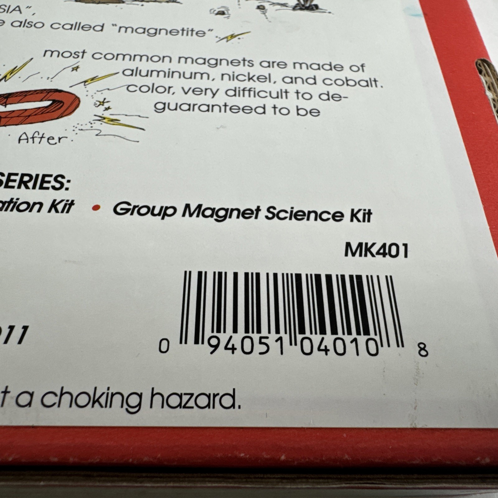 1993 SCIENCE WITH MAGNETS KIT THE HANDS ON SERIES UNUSED