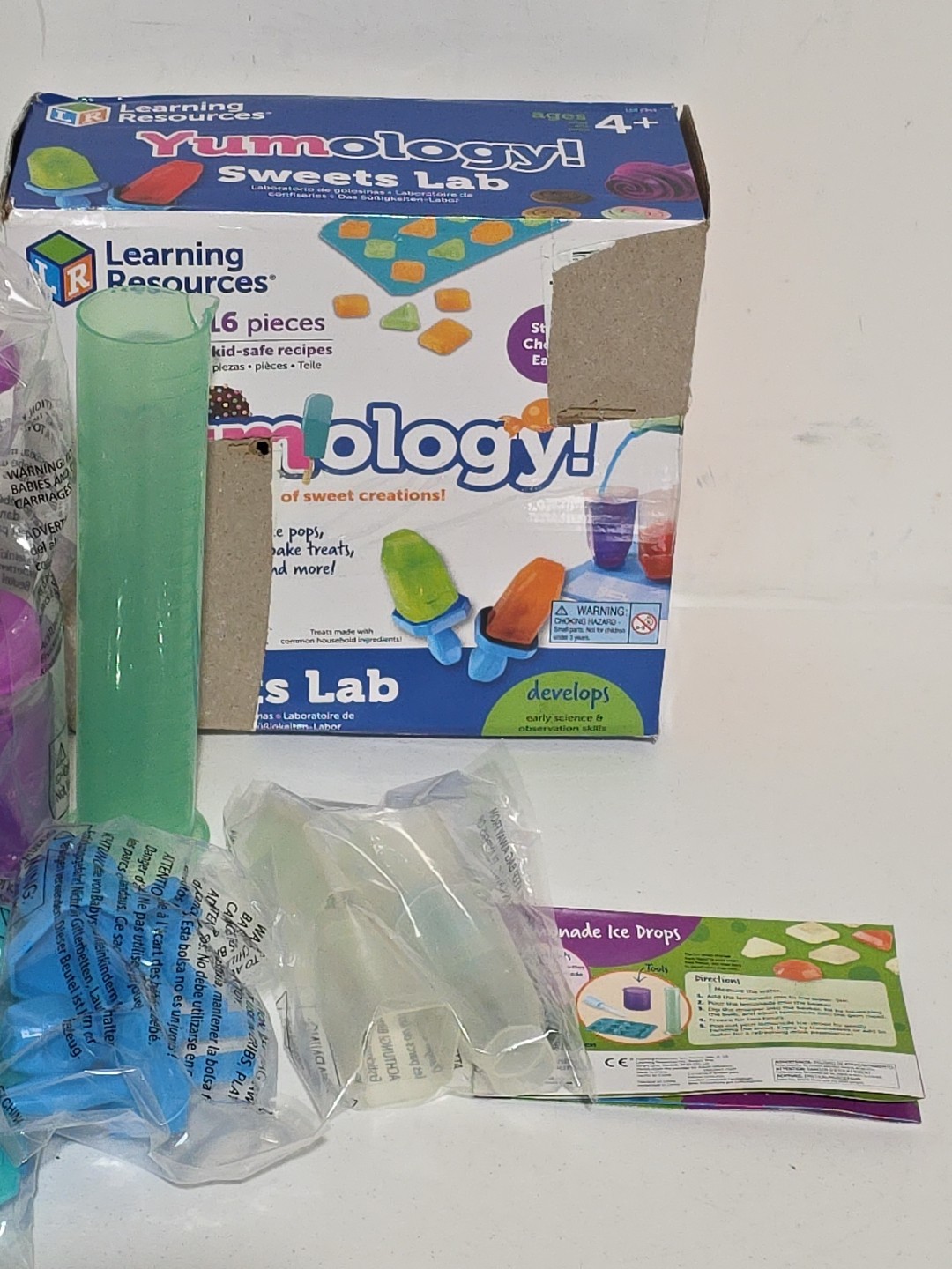 Learning Resources 16 Piece Yumology Sweets Lab – Open Damaged Box