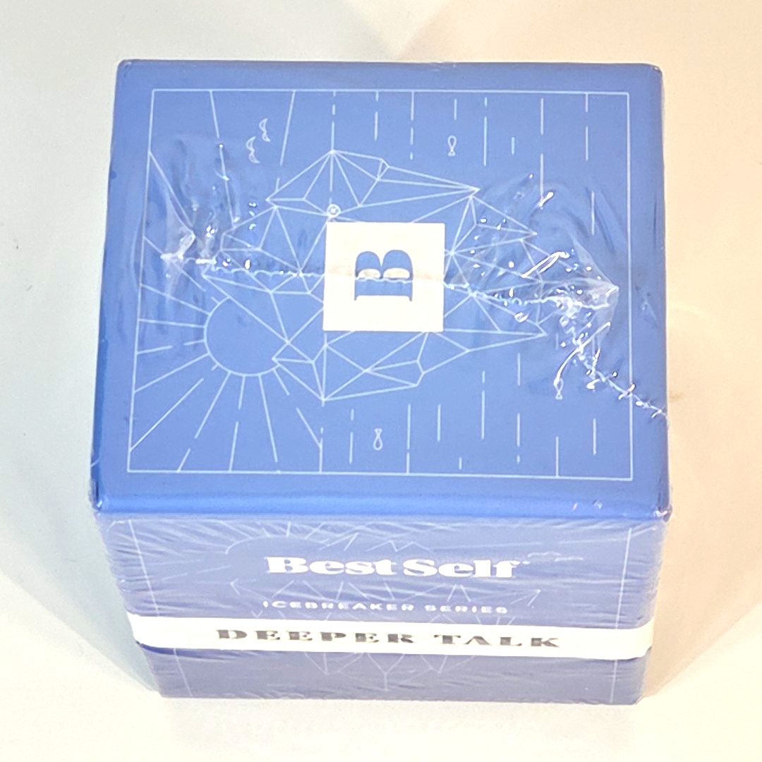 BestSelf Deeper Talk Icebreaker Series Card Game 170 Prompts New Sealed Box Gift