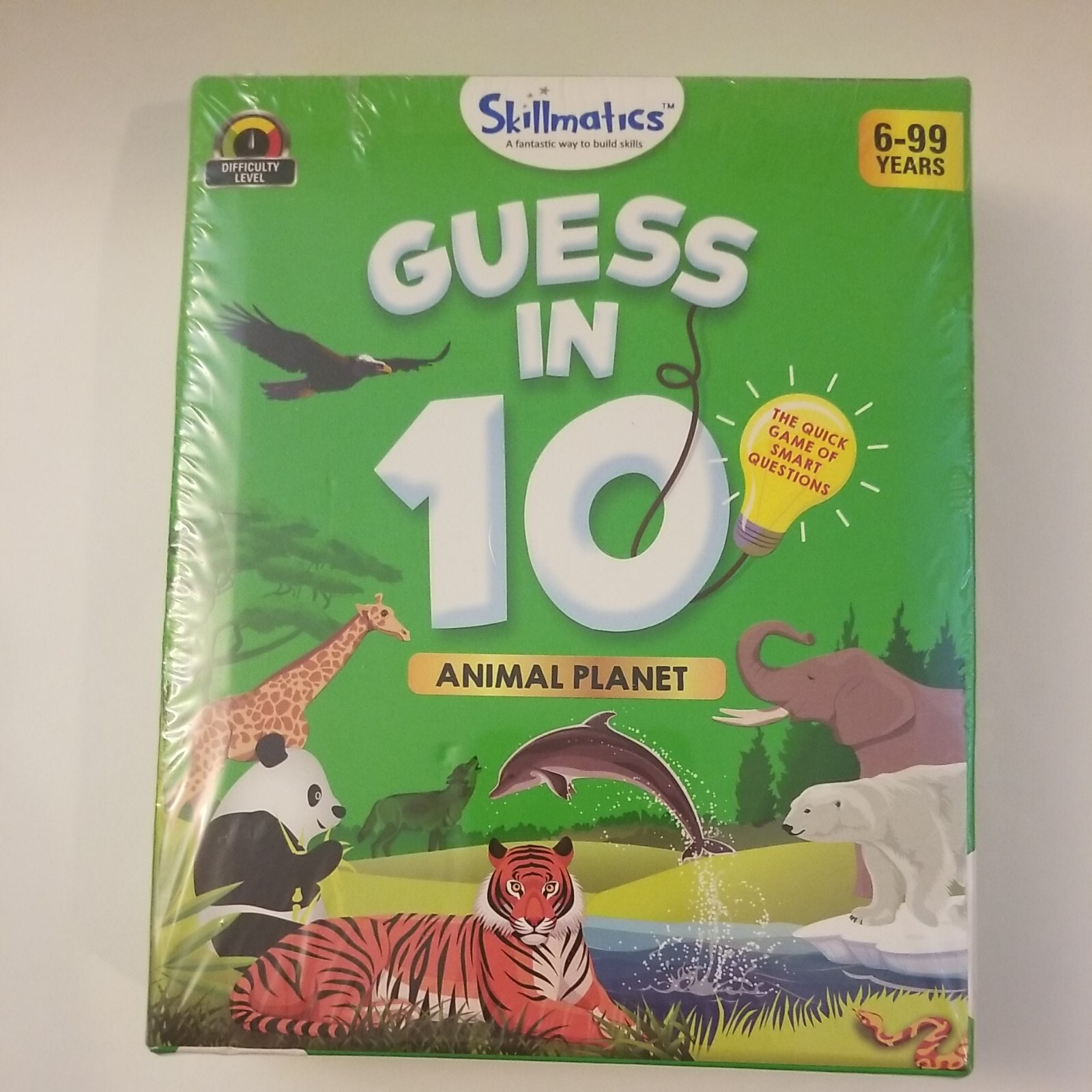 Skillmatics Guess in 10 Animal Planet Card Game